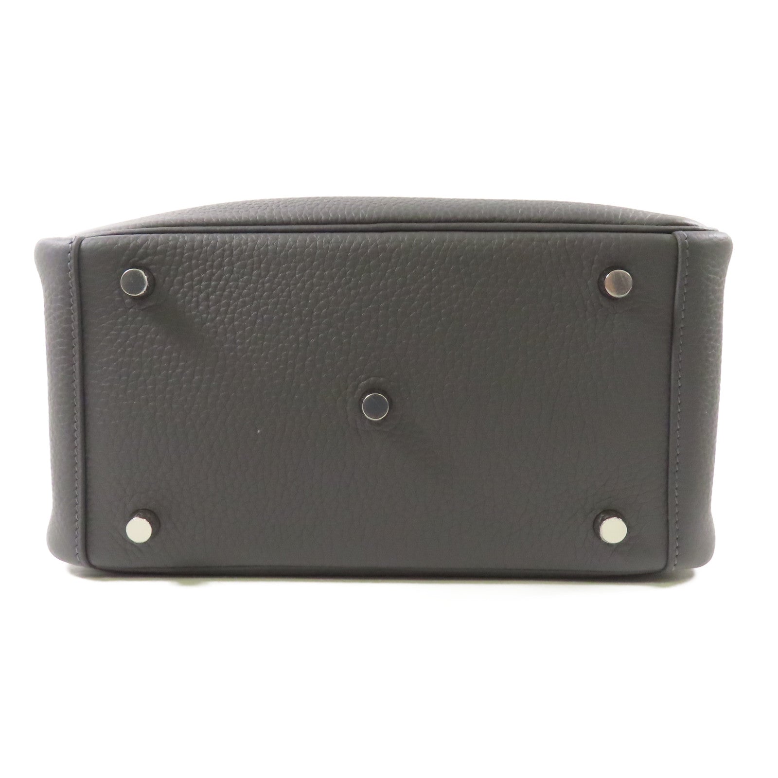 HERMES Clemence皮革Lindy 26手挽肩背兩用袋85 Ardoise