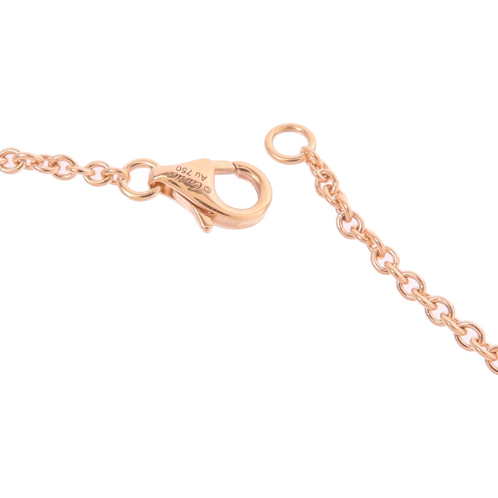 CARTIER 18K玫瑰金Love Blaceret On Chain手鏈