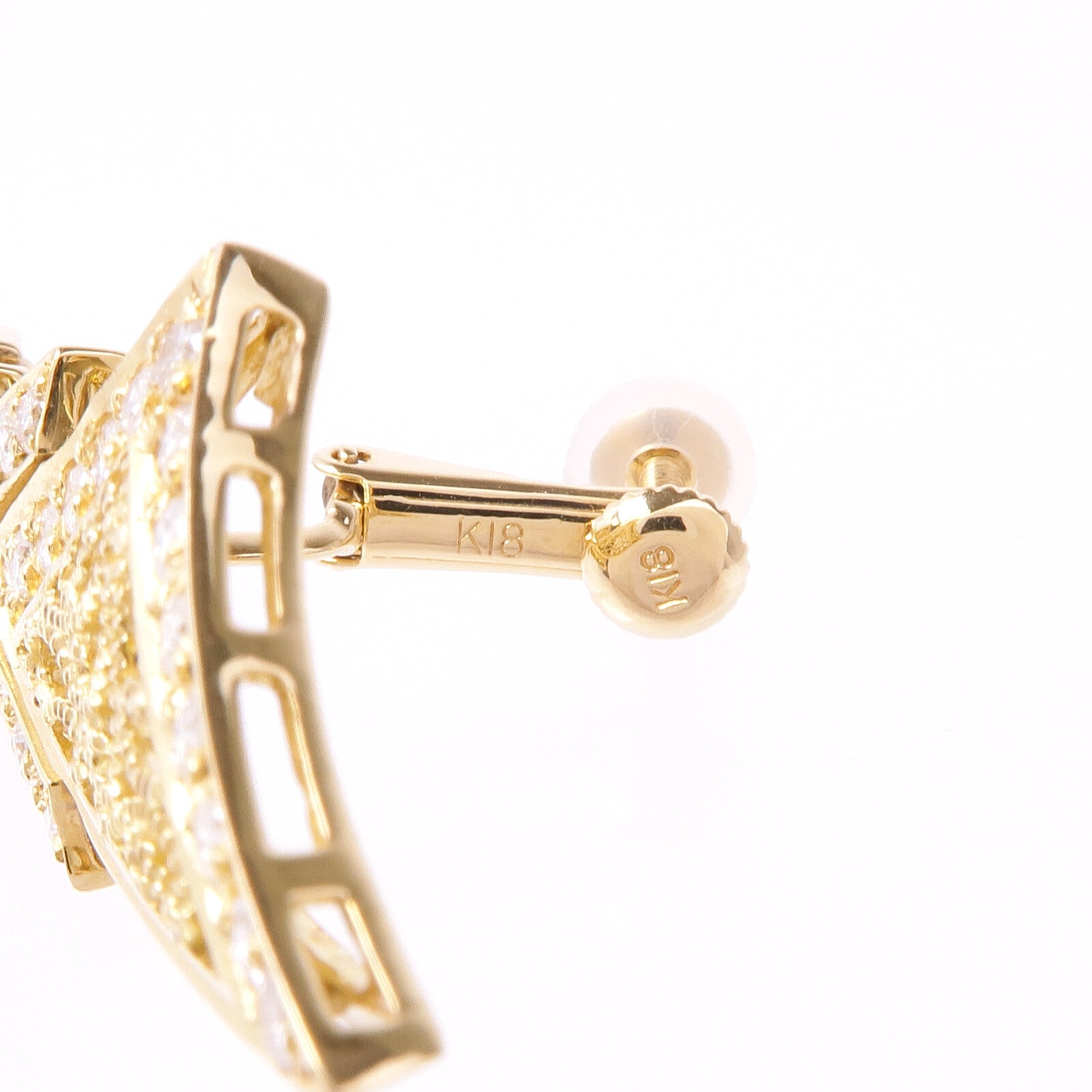 JEWELRY 18K黃金Earrings鑽石耳環