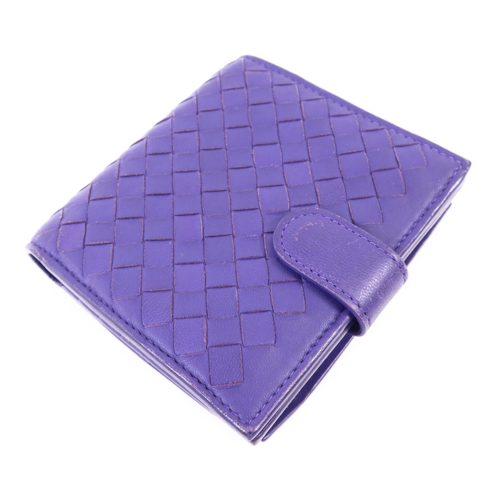 BOTTEGA VENETA 羊皮皮革W Snap Wallet金扣錢包