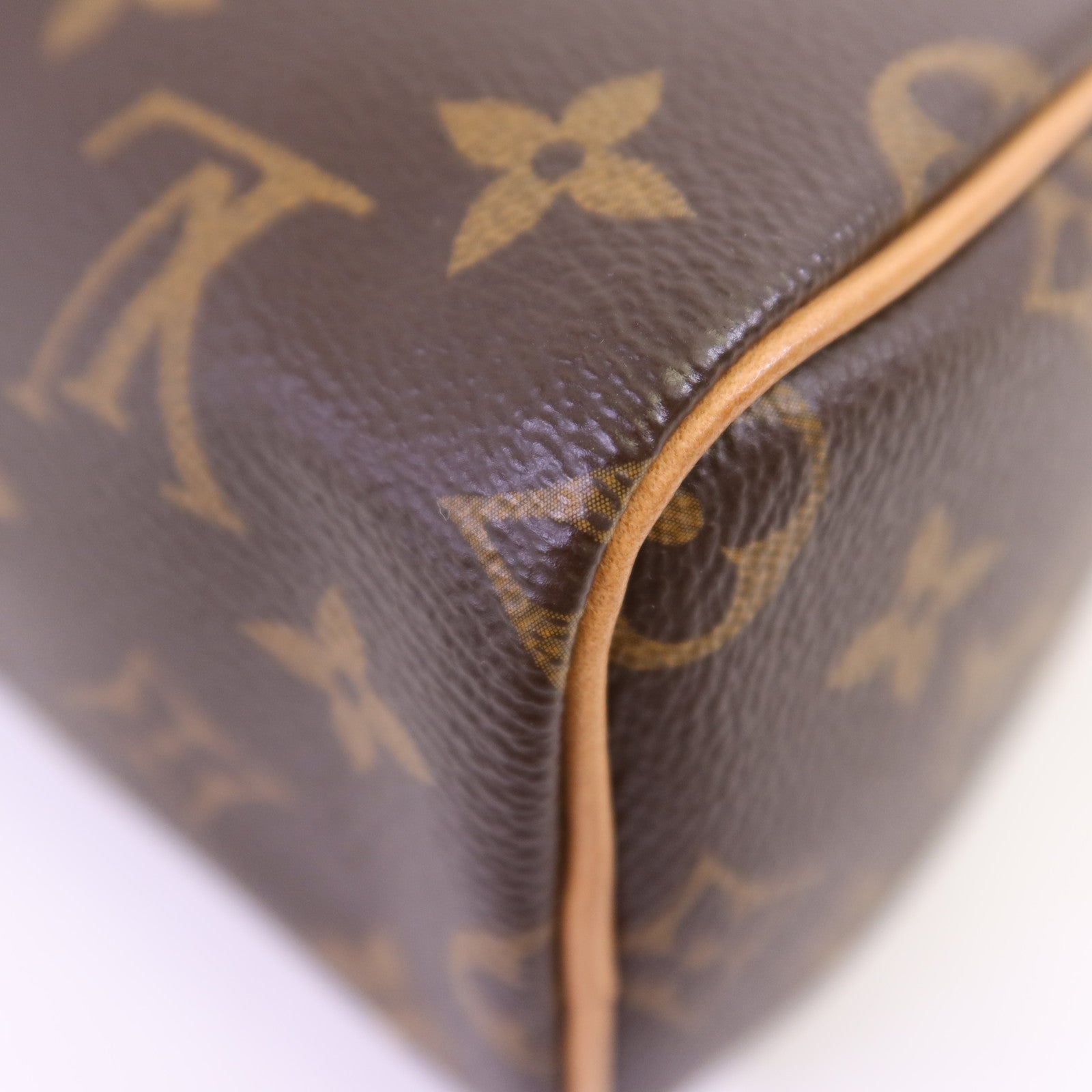 LOUIS VUITTON Monogram Nano Speedy金扣手挽肩背兩用袋