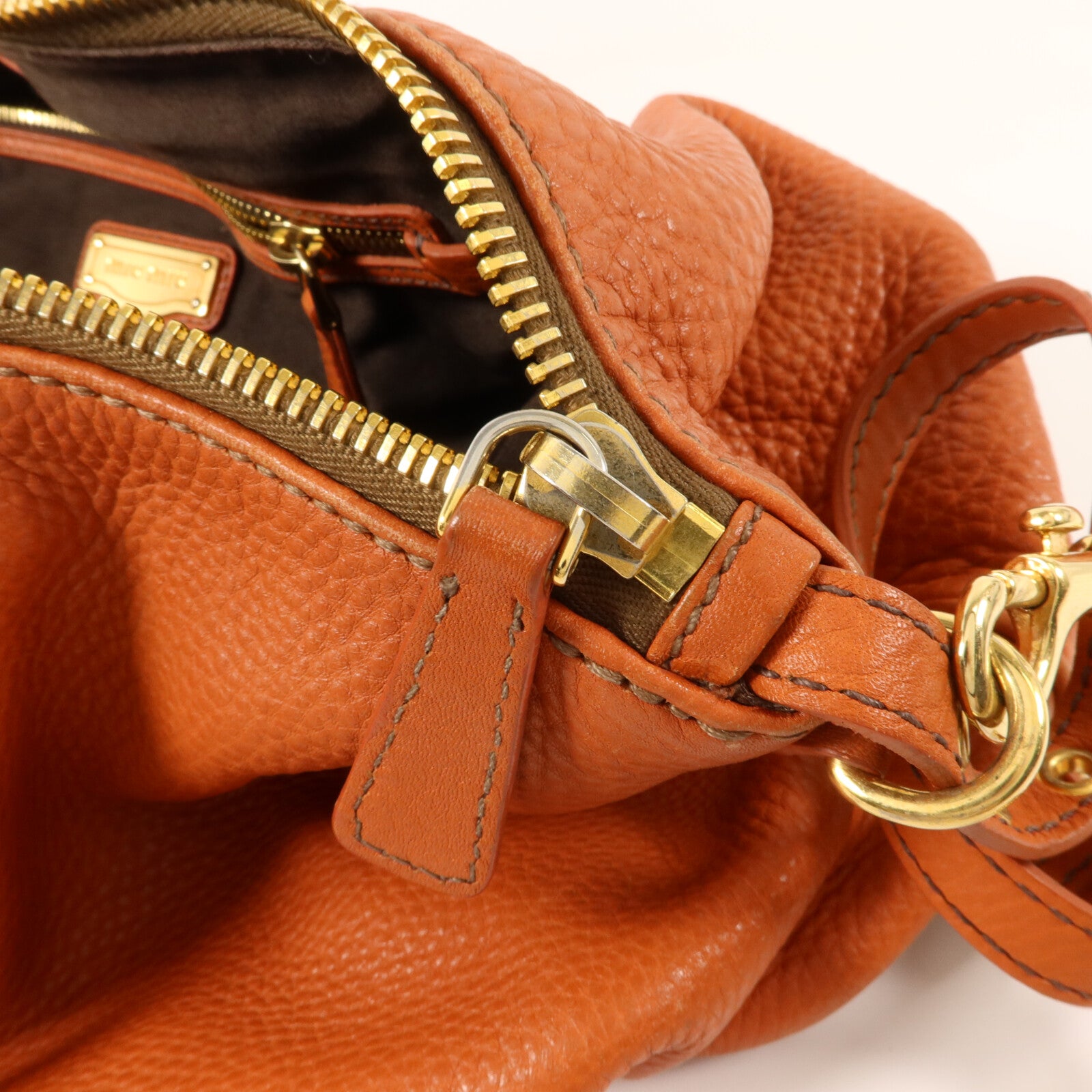 Miu Miu 牛皮皮革Shoulder Bag手挽肩背兩用袋