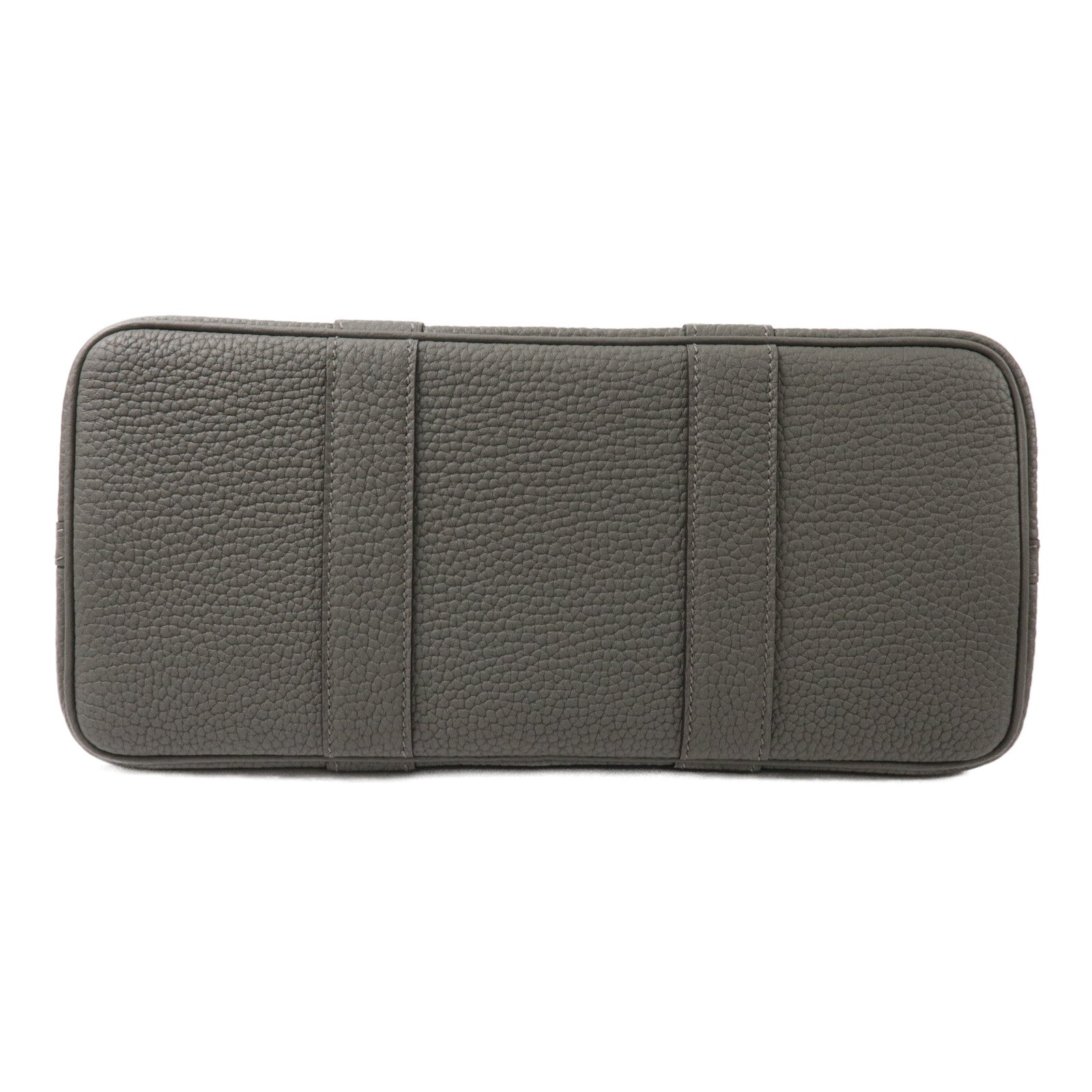 HERMES Negonda皮革Garden Party TPM手挽袋Gris Meyer