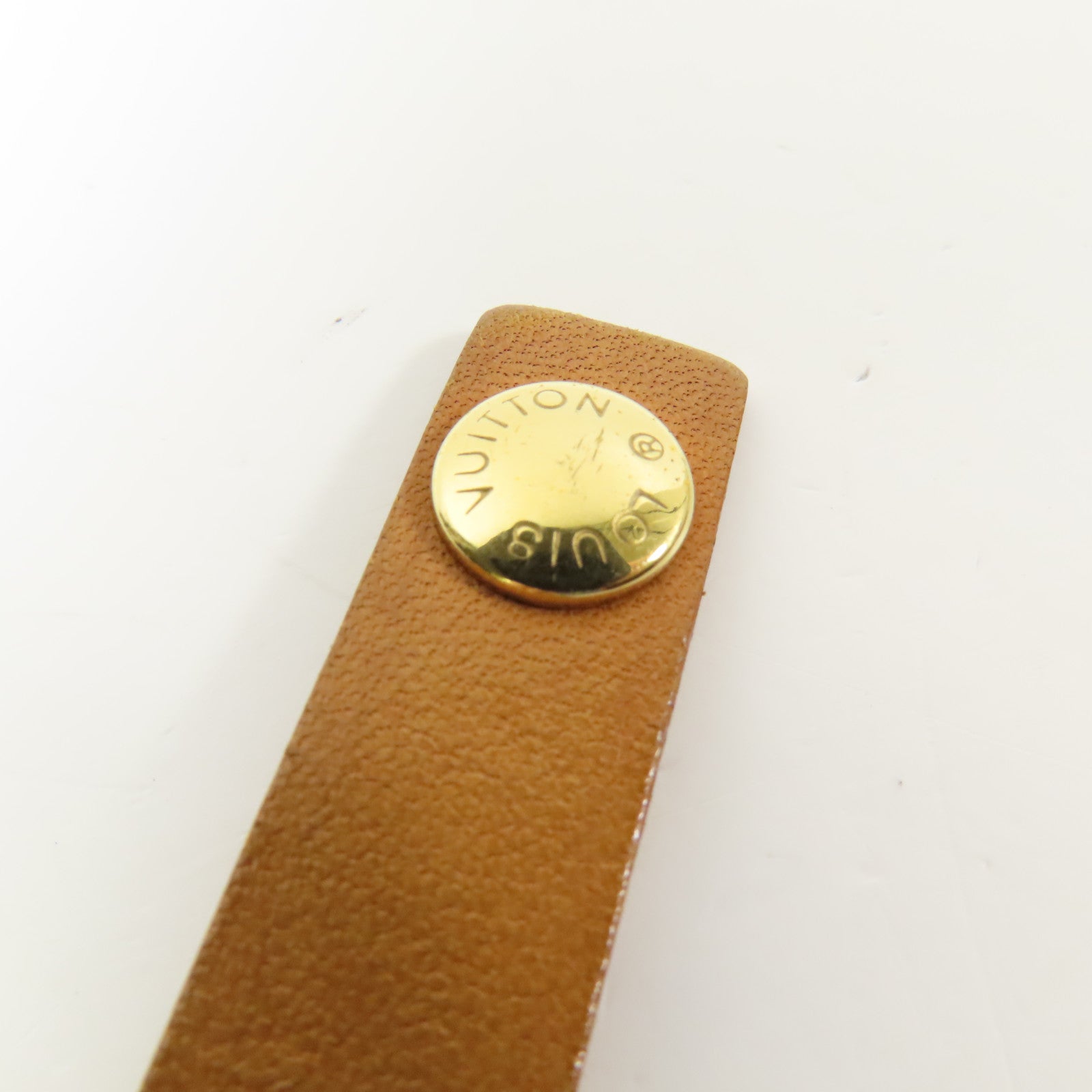 LOUIS VUITTON Monogram Pochette Florentine金扣腰包棕色