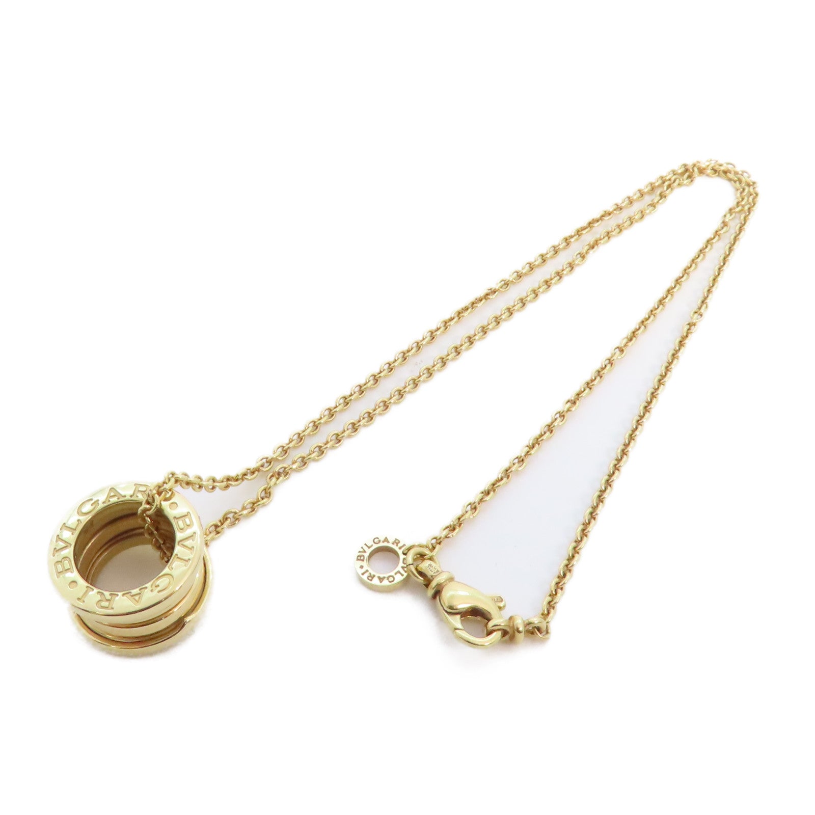 BVLGARI 18K黃金B-zero1 Necklace金扣項鏈