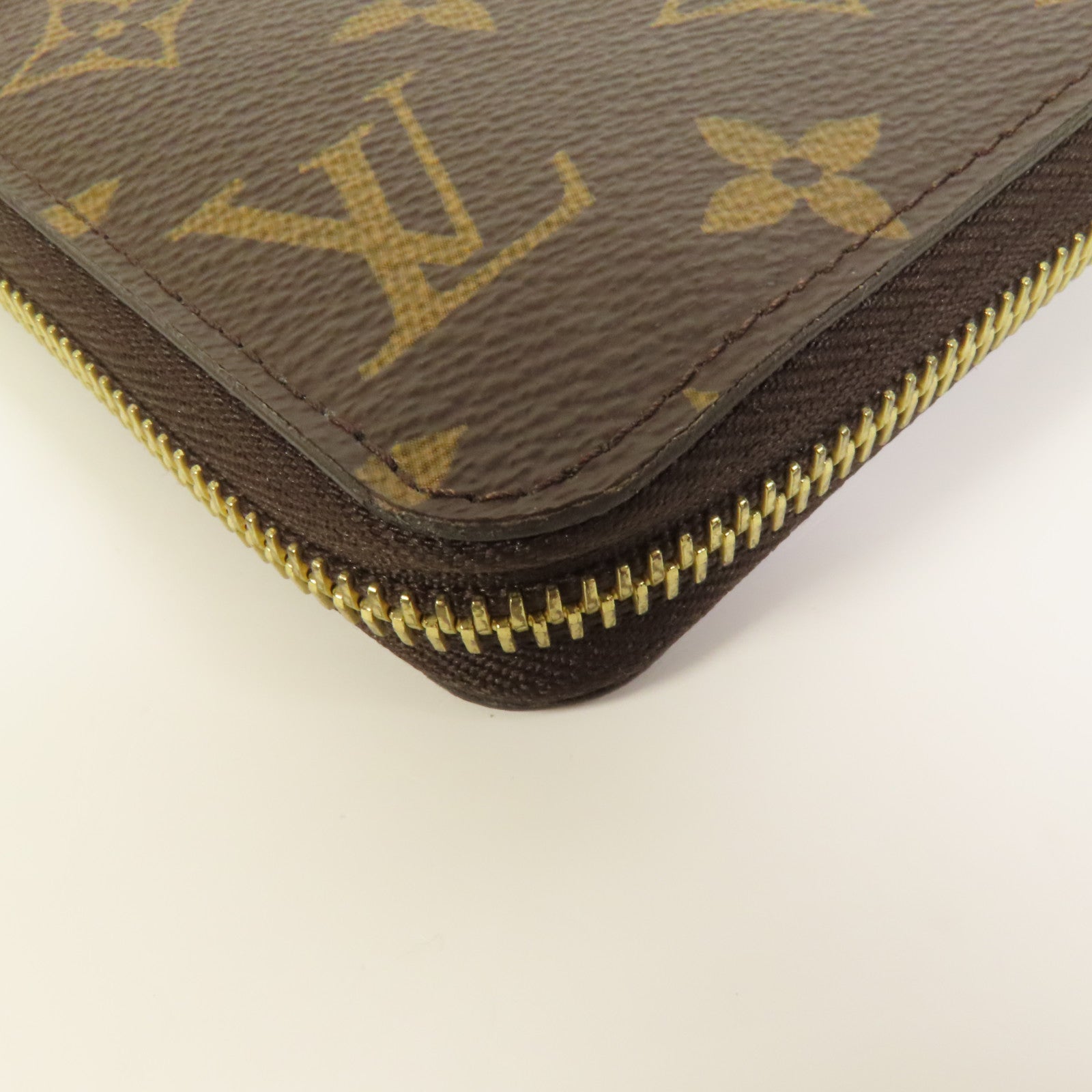 LOUIS VUITTON Monogram Zipper Long Wallet金扣長錢包