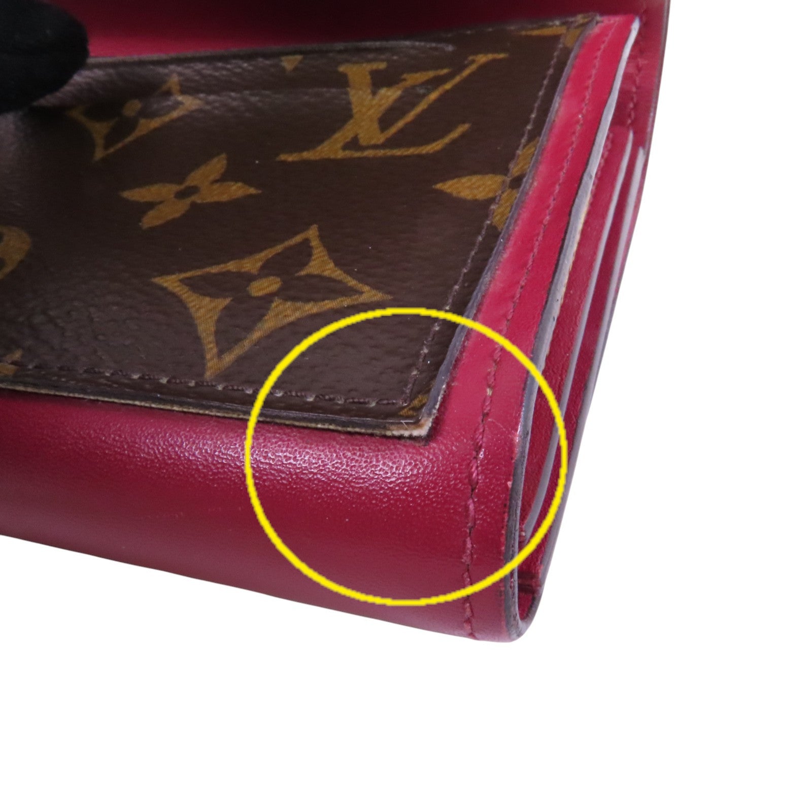LOUIS VUITTON Monogram Portefeuille Wallet金扣短錢包