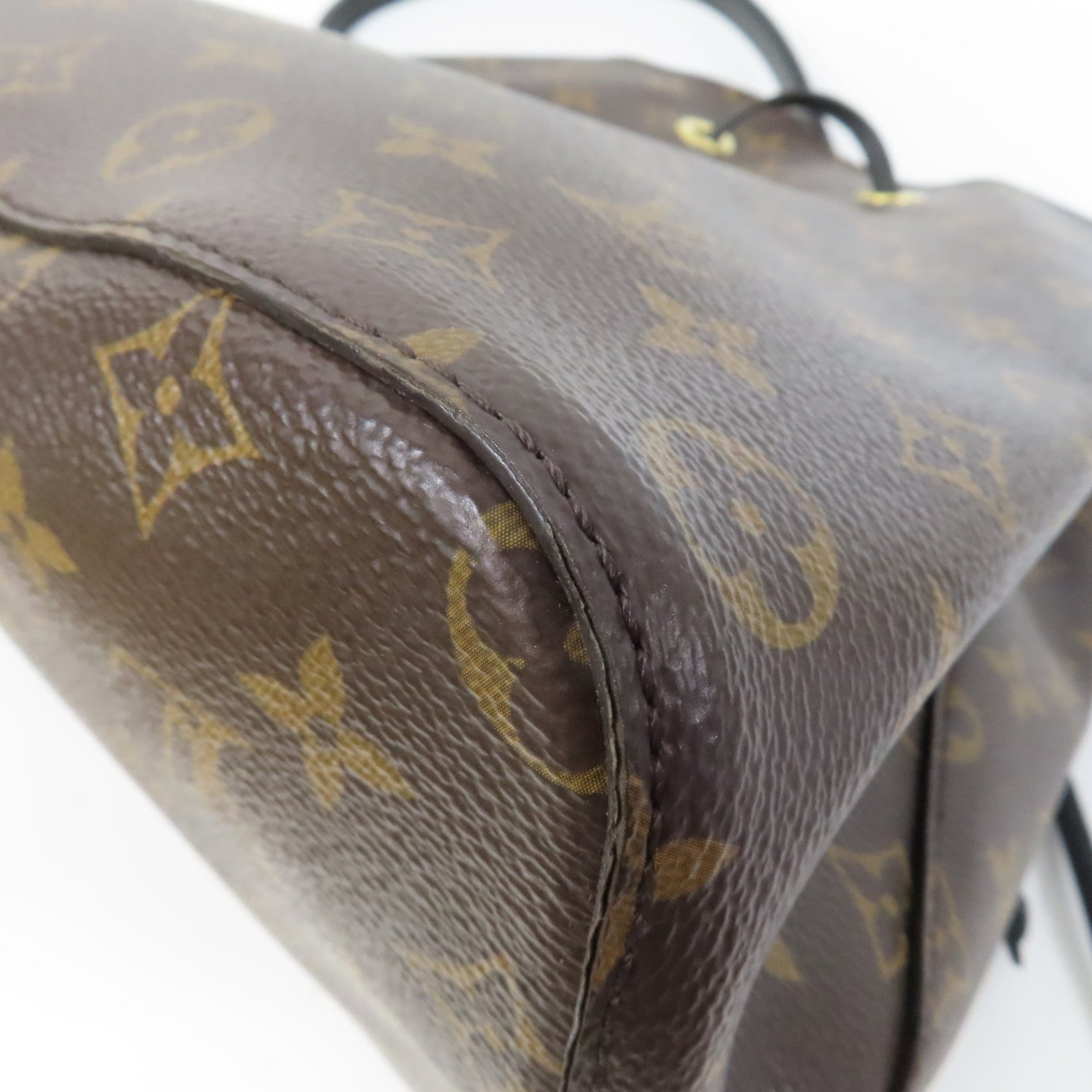 LOUIS VUITTON Monogram Neo Noe MM金扣肩背袋啡色