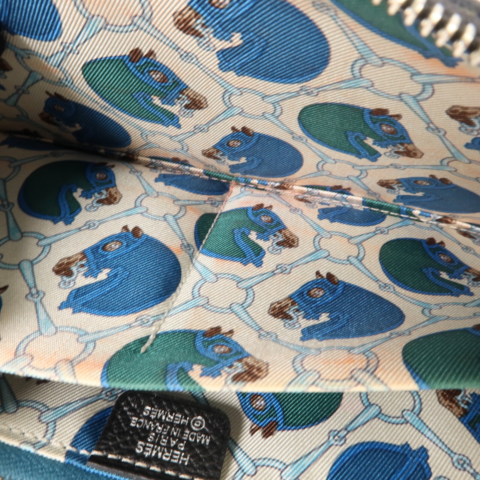 HERMES Epsom皮革Silk In Wallet長錢包Noir