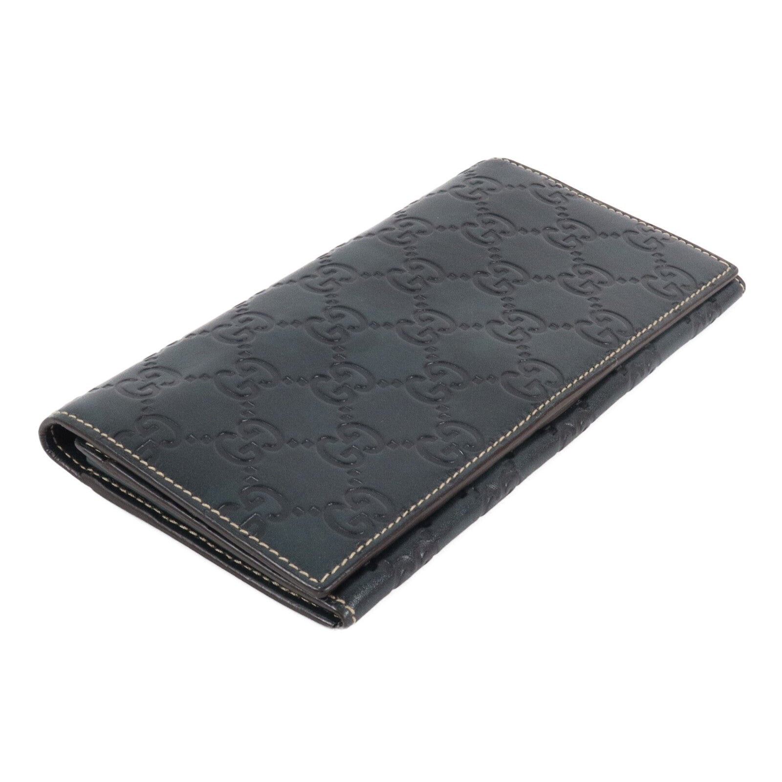 GUCCI 牛皮皮革Guccissima Long Wallet長錢包