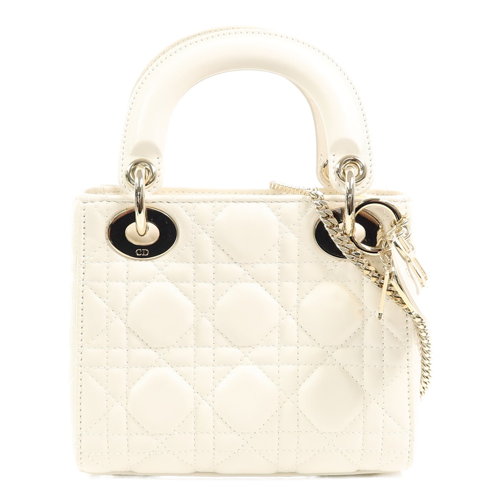 Dior 羊皮皮革Lady Dior Mini肩背袋