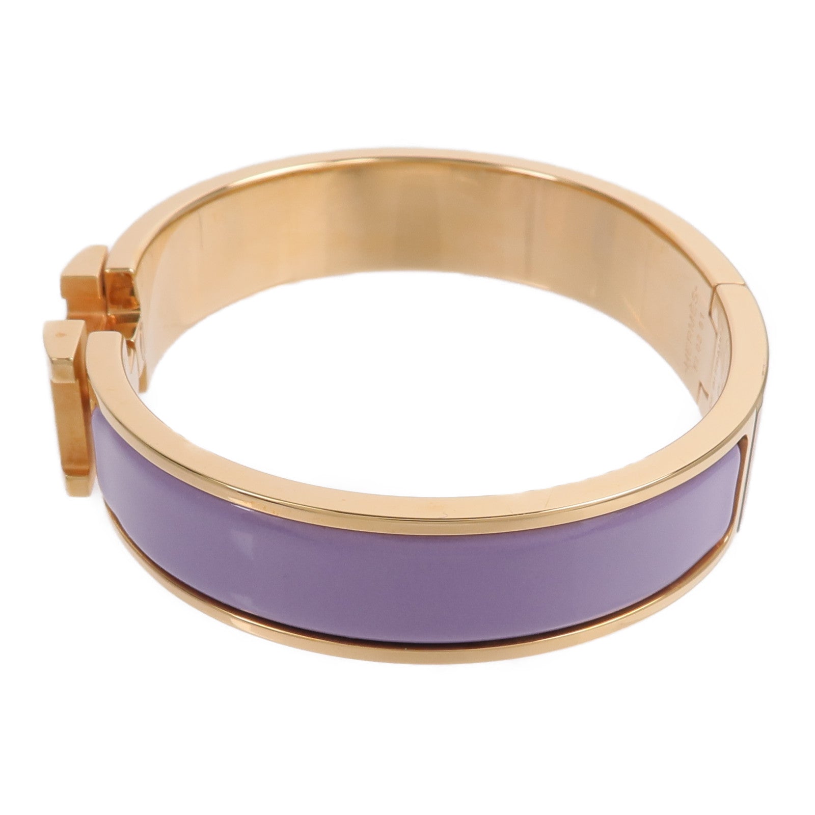 HERMES 金屬/琺瑯Clic H Bracelet手鐲