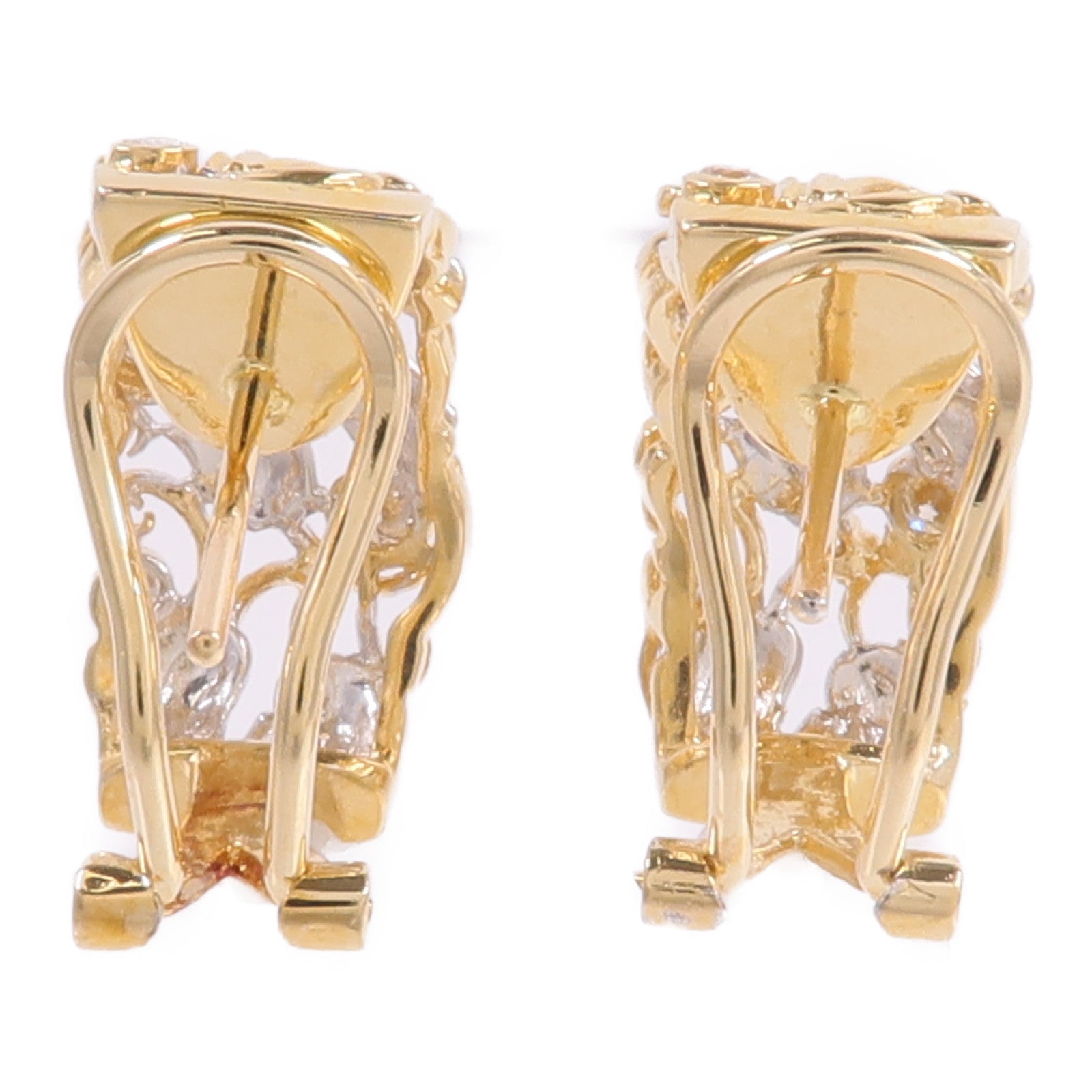 JEWELRY 18K黃金/白金Diamond Earrings鑽石耳環