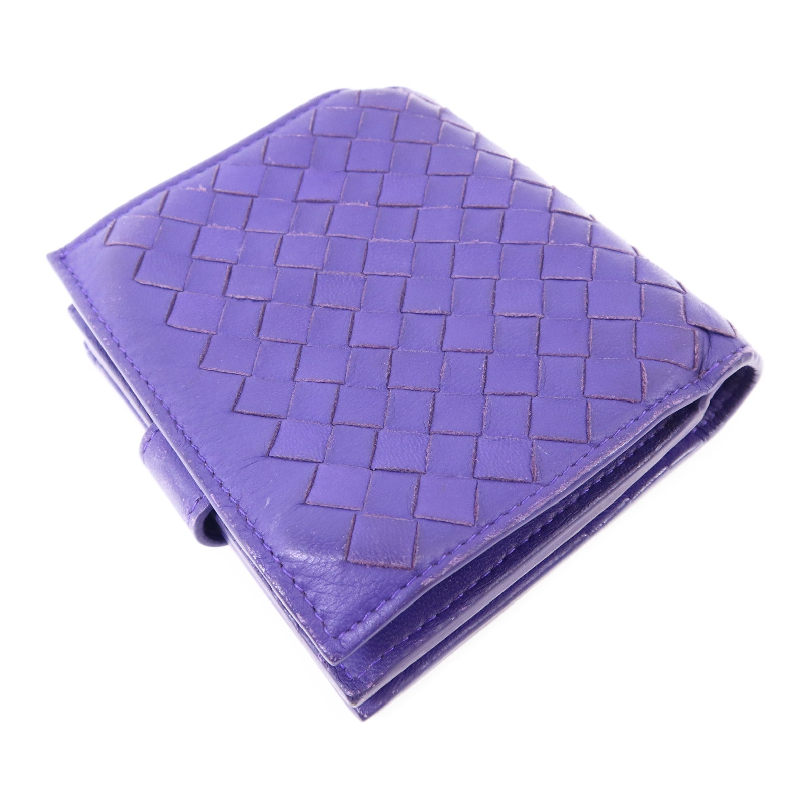BOTTEGA VENETA 羊皮皮革W Snap Wallet金扣錢包