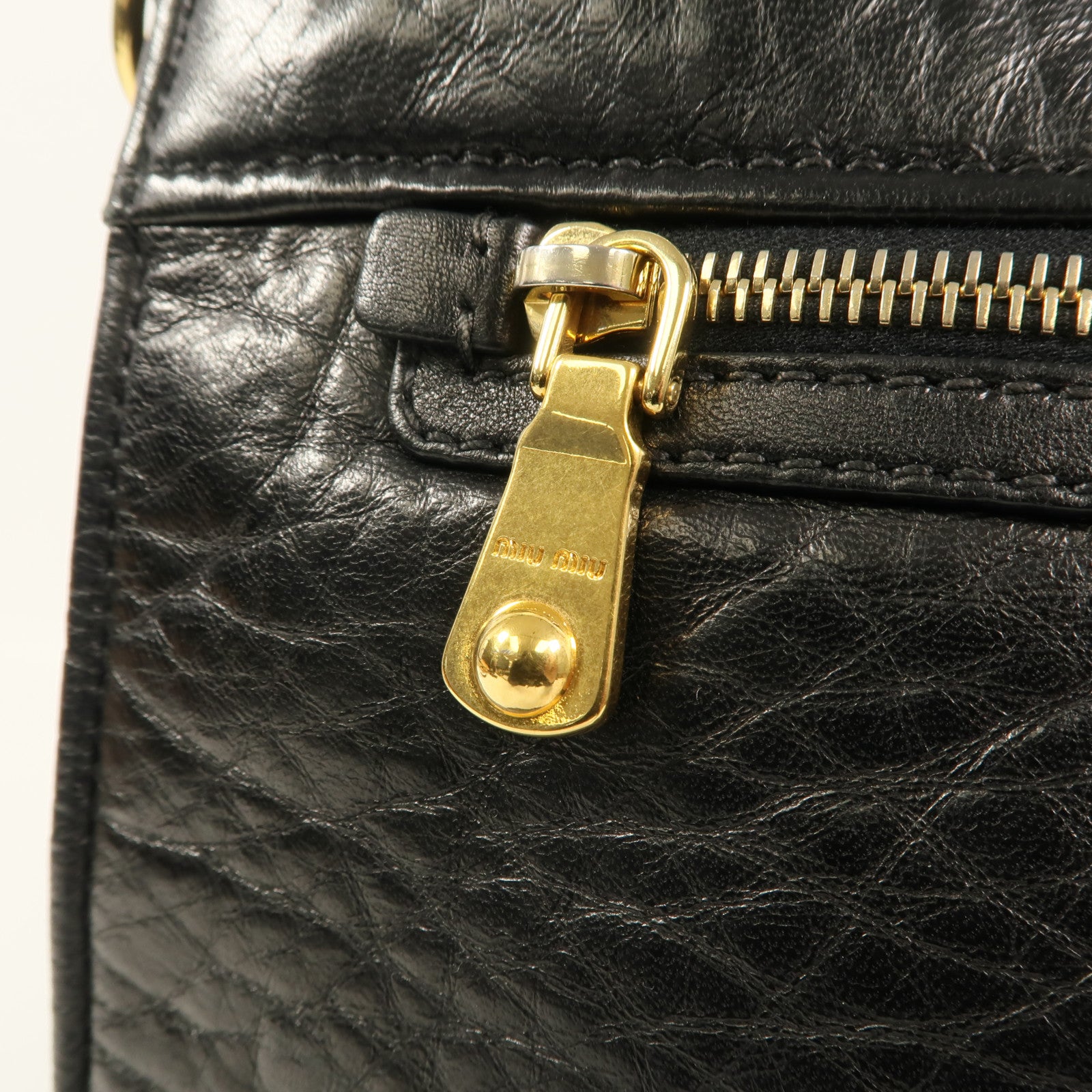 Miu Miu 牛皮皮革Shoulder Bag手挽肩背兩用袋