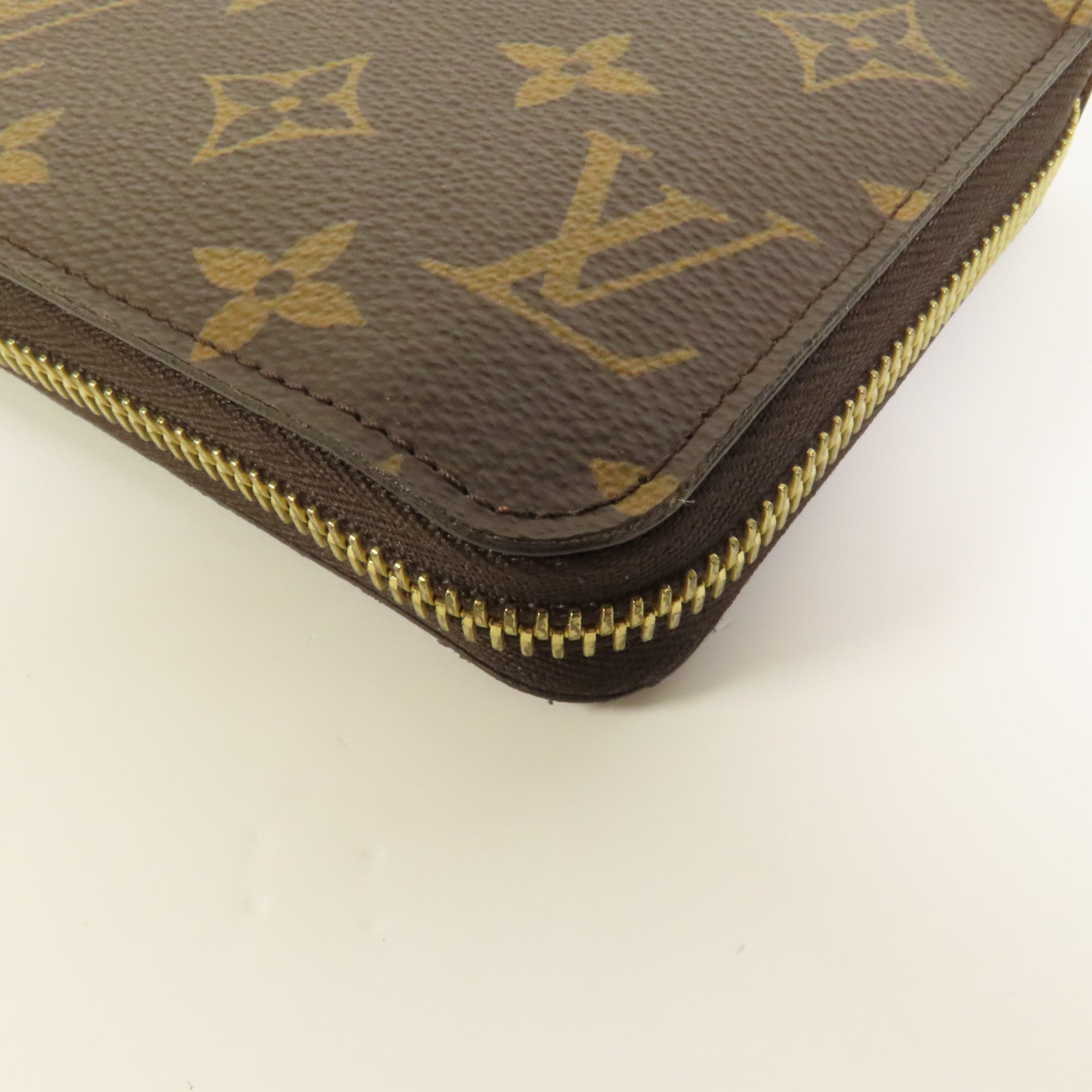 LOUIS VUITTON Monogram Zipper Long Wallet金扣長錢包