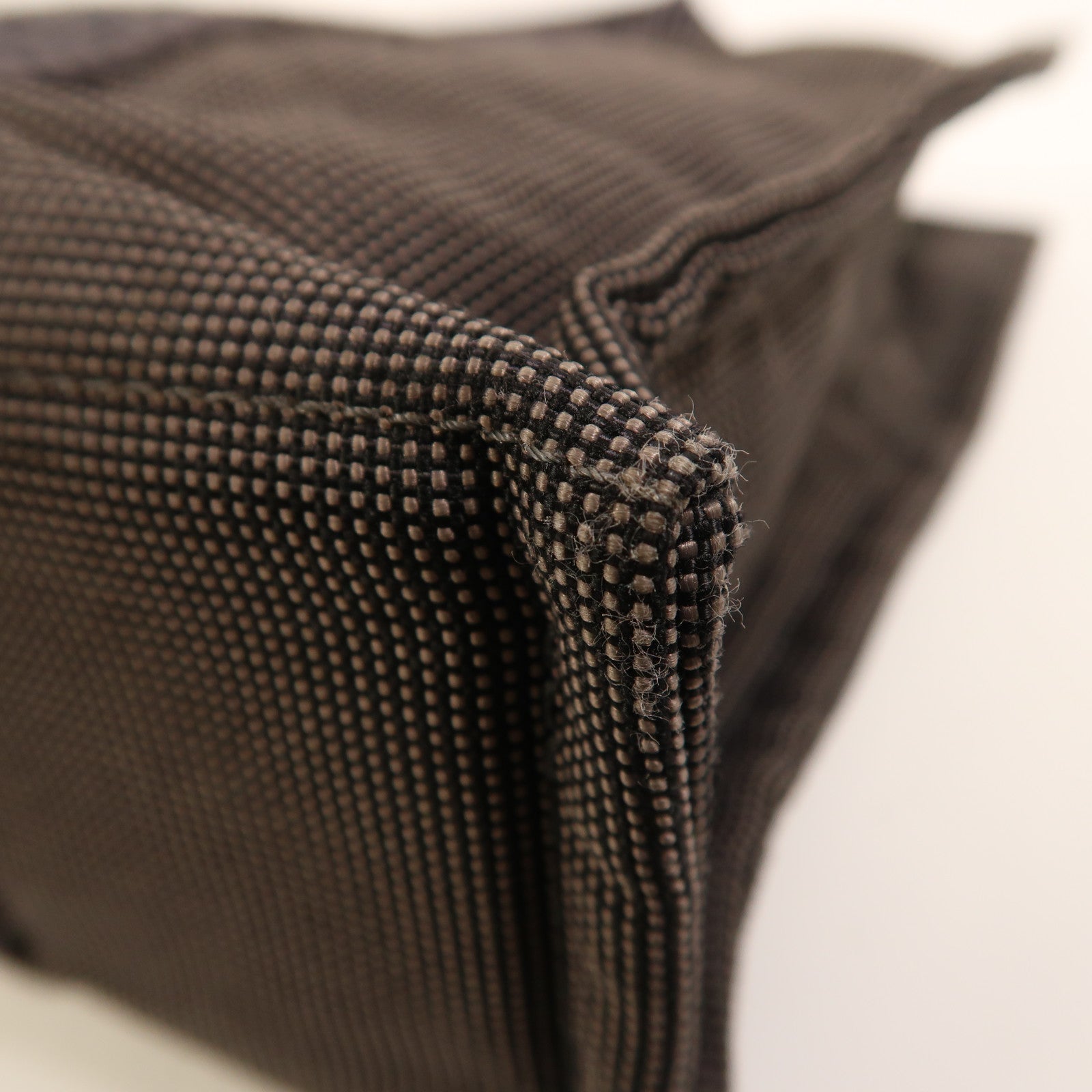 HERMES 帆布Herline銀扣手挽袋