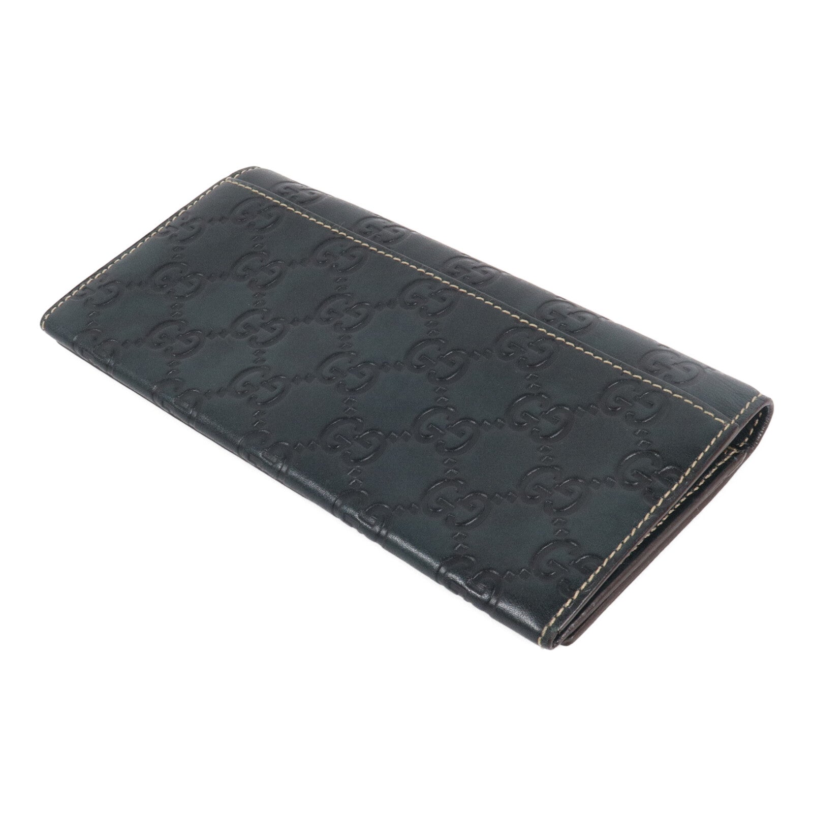 GUCCI 牛皮皮革Guccissima Long Wallet長錢包