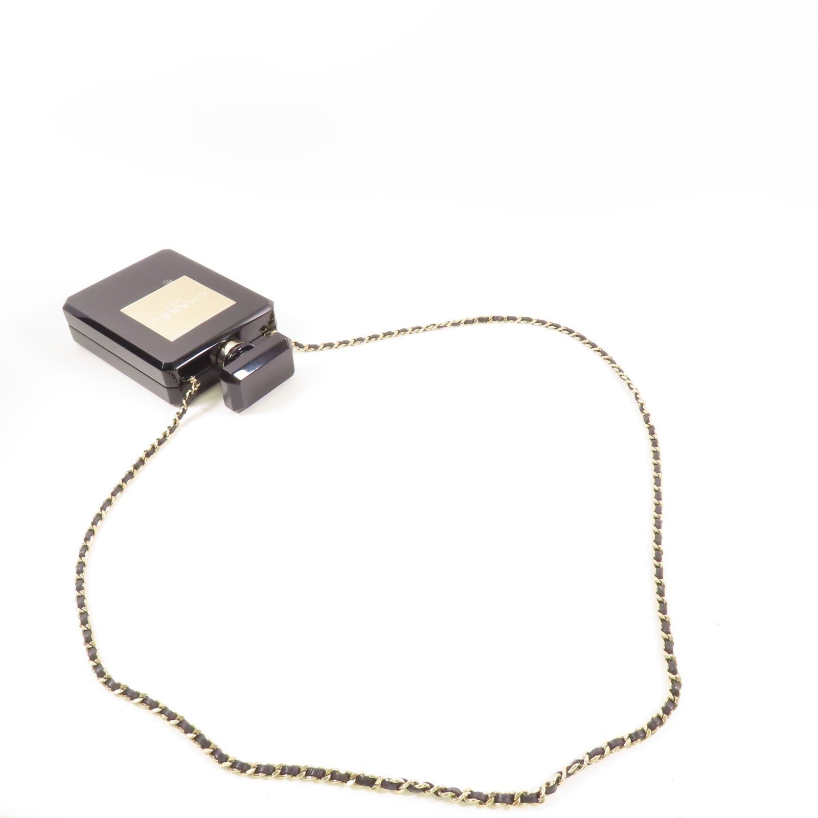 CHANEL 【激減優惠】Acrylic Chain Shoulder金扣鏈帶肩背袋