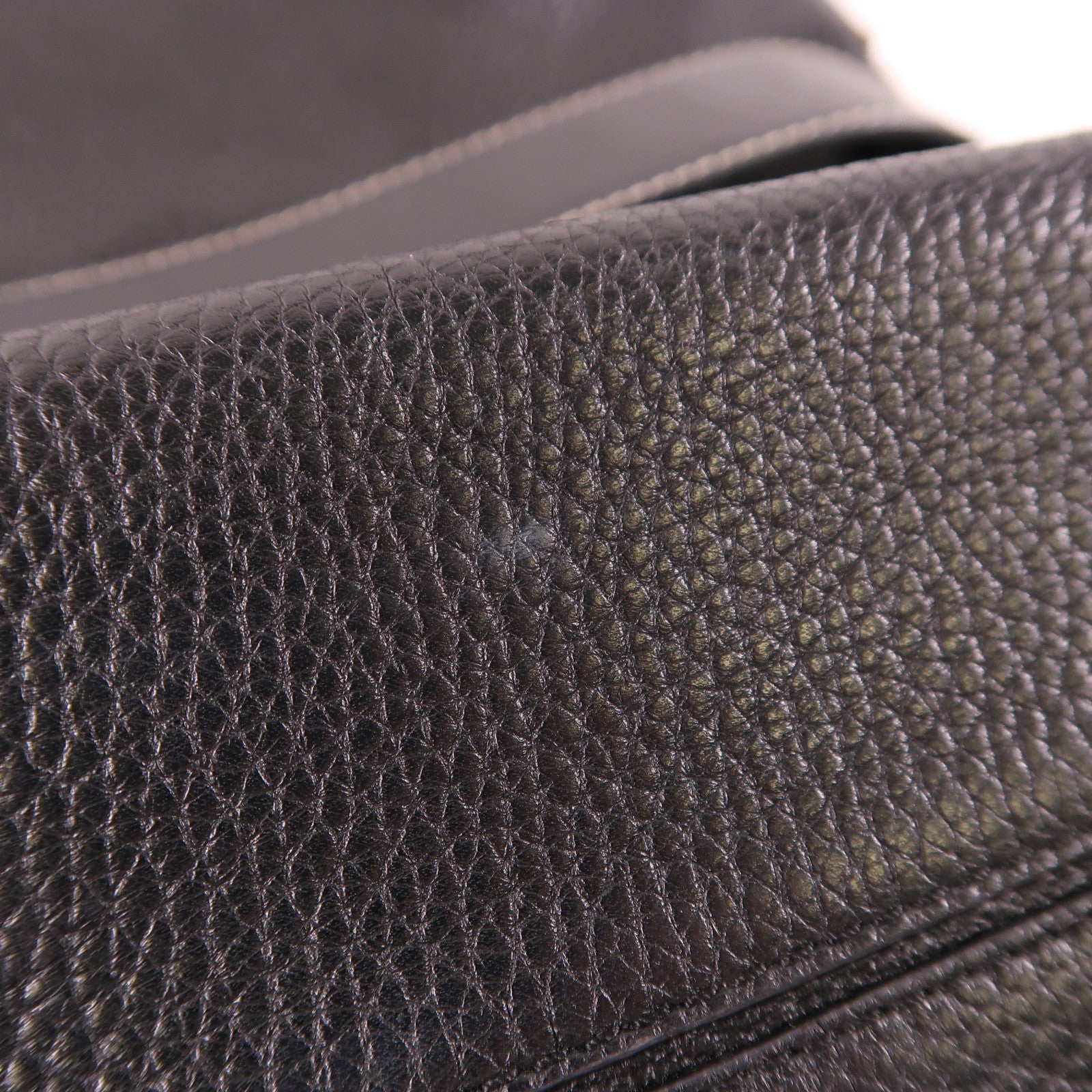 LOEWE SHW Shoulder Bag Calfskin Leather Black