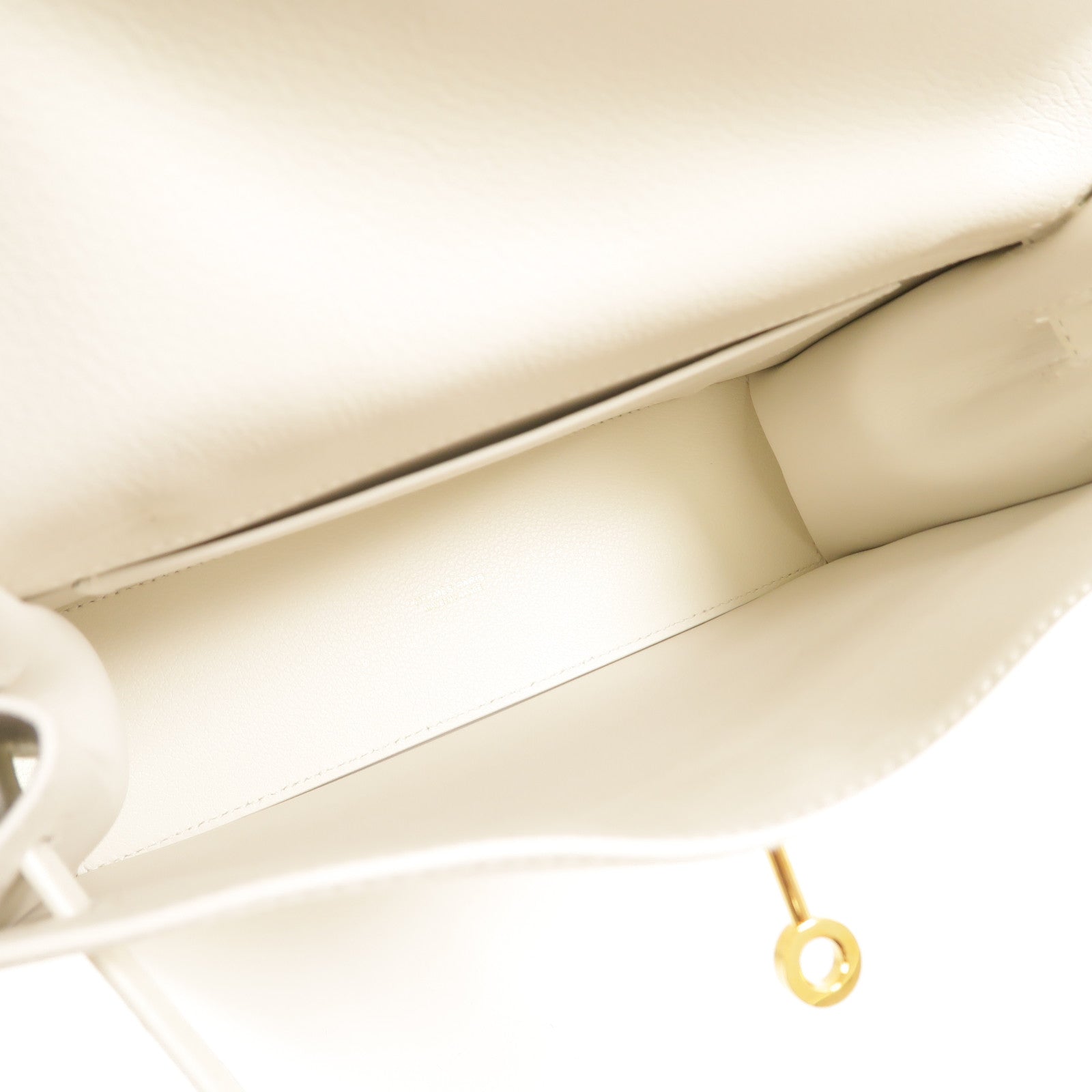 HERMES Evercolor皮革Kelly Danse II肩背袋Blanc