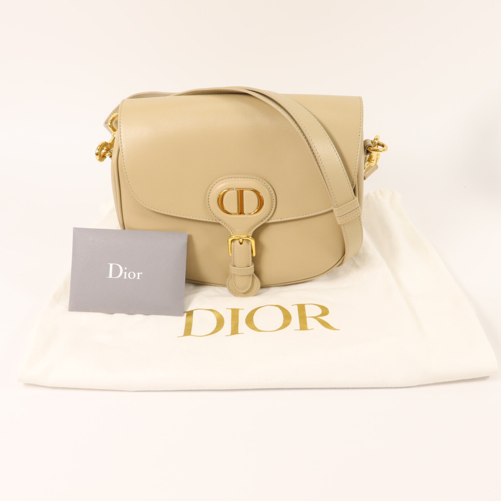 Dior 牛皮皮革Bobby Medium手挽袋