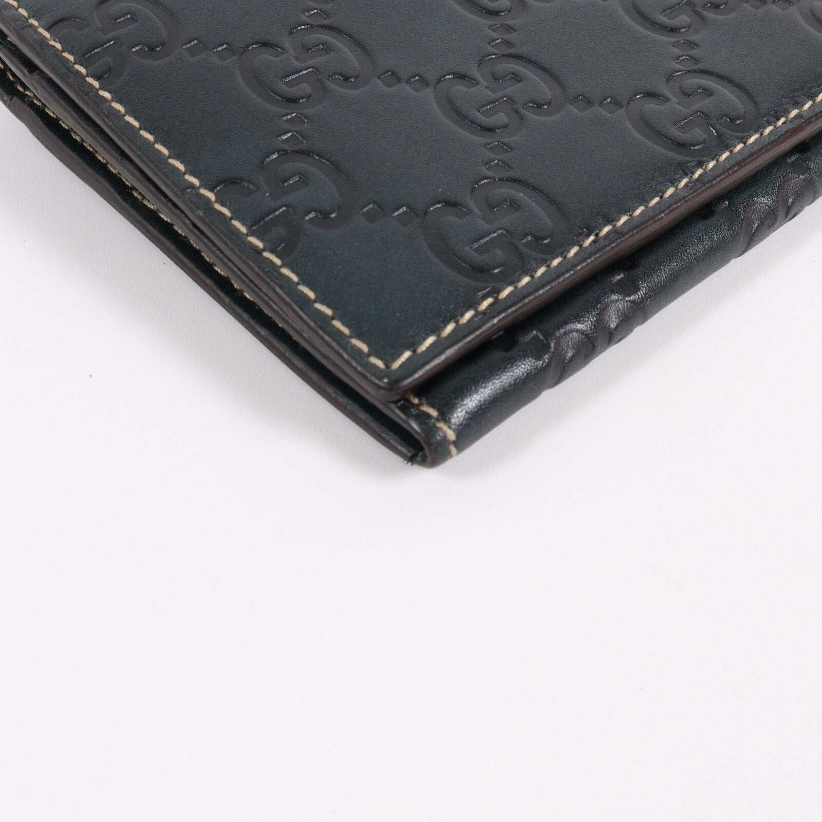 GUCCI 牛皮皮革Guccissima Long Wallet長錢包