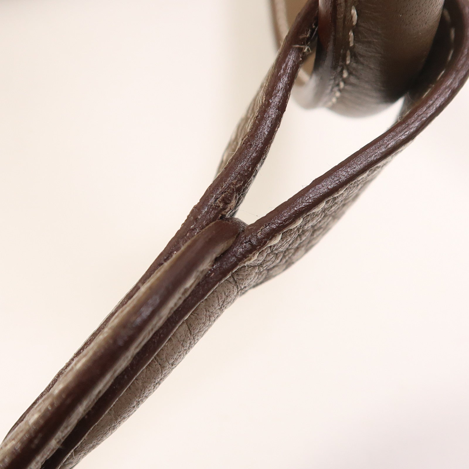 HERMES Clemence皮革Lindy 34銀扣手挽肩背兩用袋Etoupe