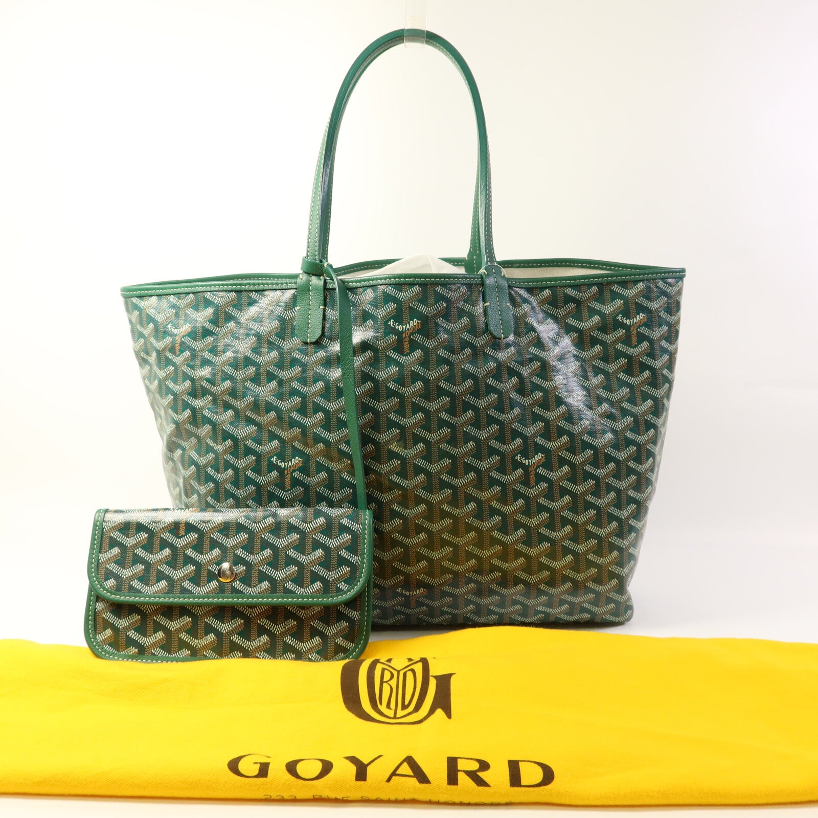 GOYARD 塗層帆布Saint Louis PM手挽袋