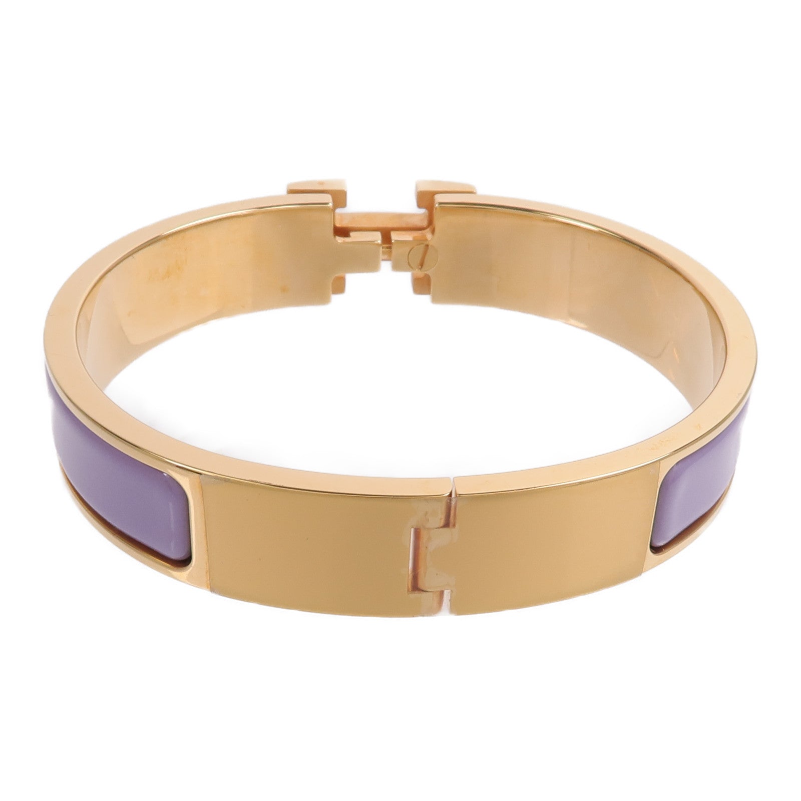 HERMES 金屬/琺瑯Clic H Bracelet手鐲