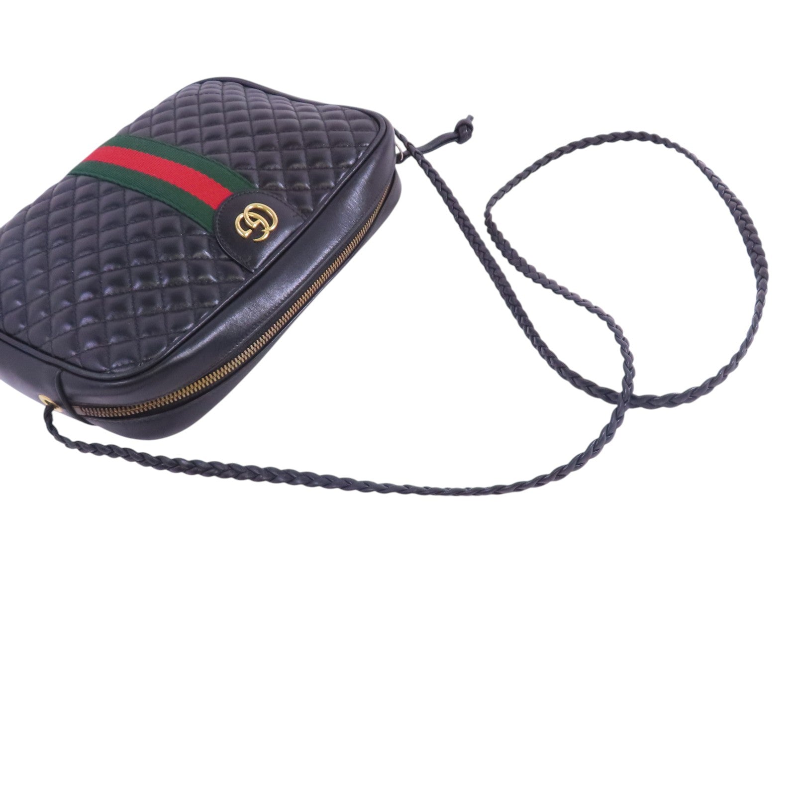 GUCCI 【激減優惠】牛皮皮革Quilted Shoulder Bag肩背袋