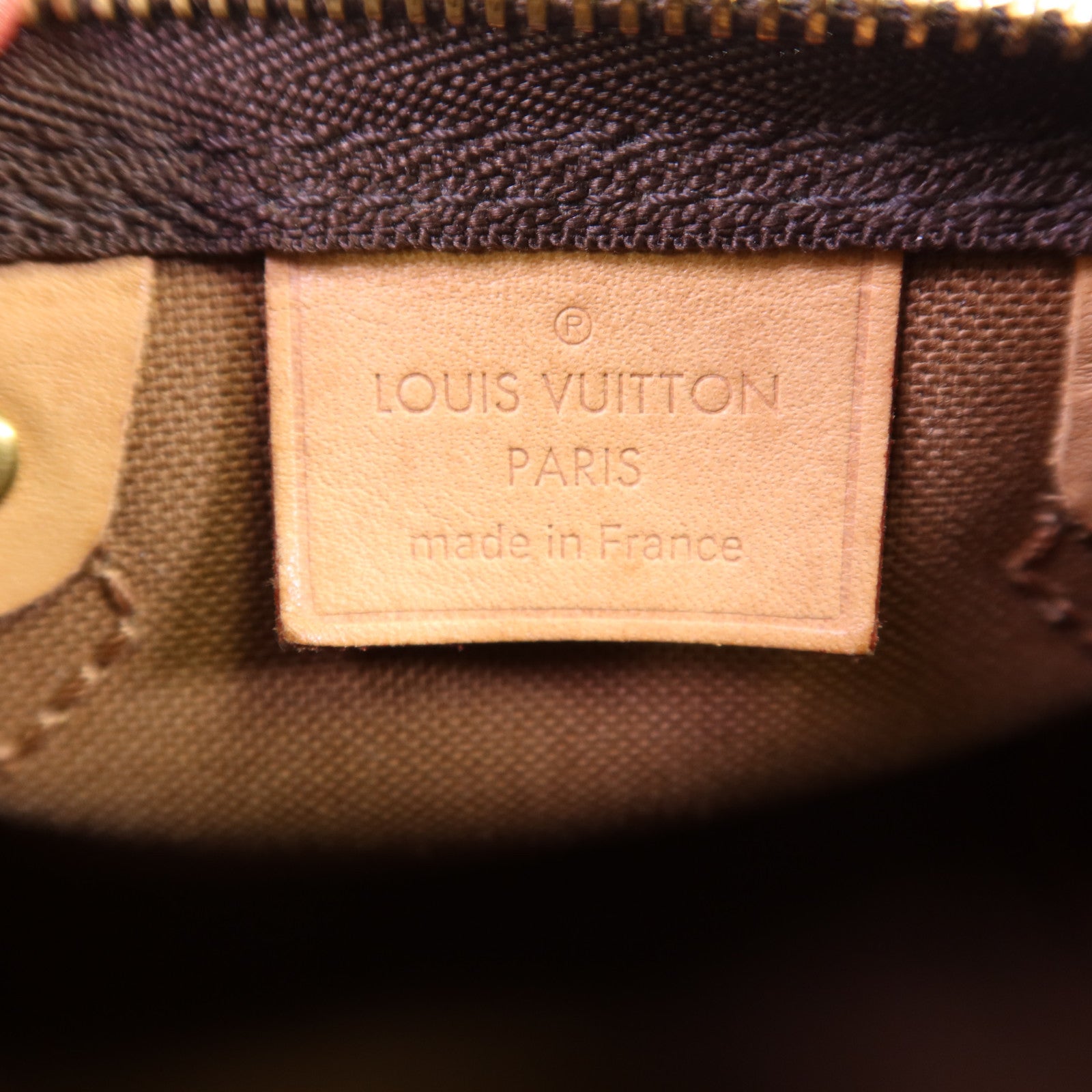 LOUIS VUITTON Monogram Nano Speedy金扣手挽肩背兩用袋