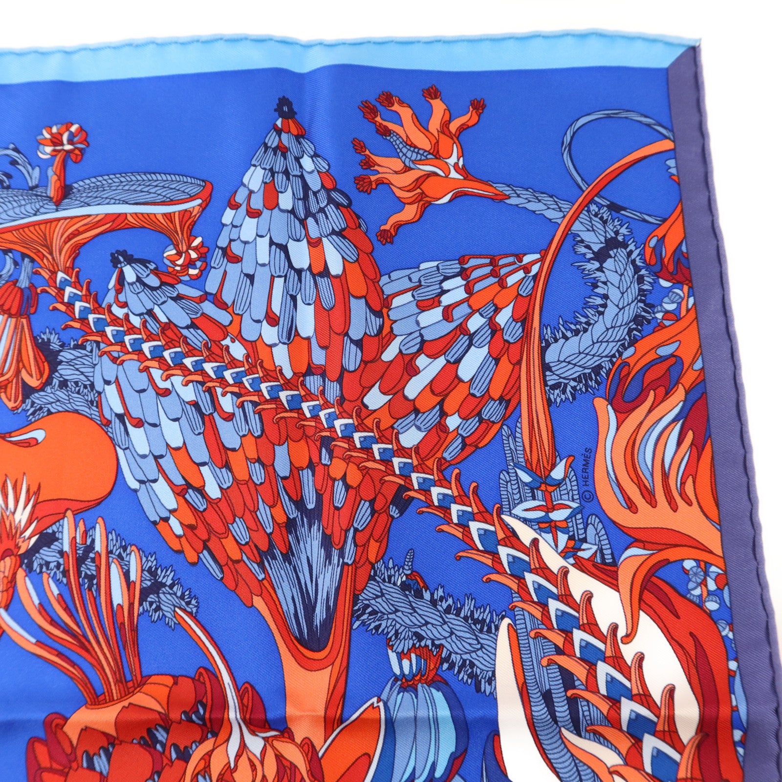 HERMES 絲質Scarf 45x45絲巾