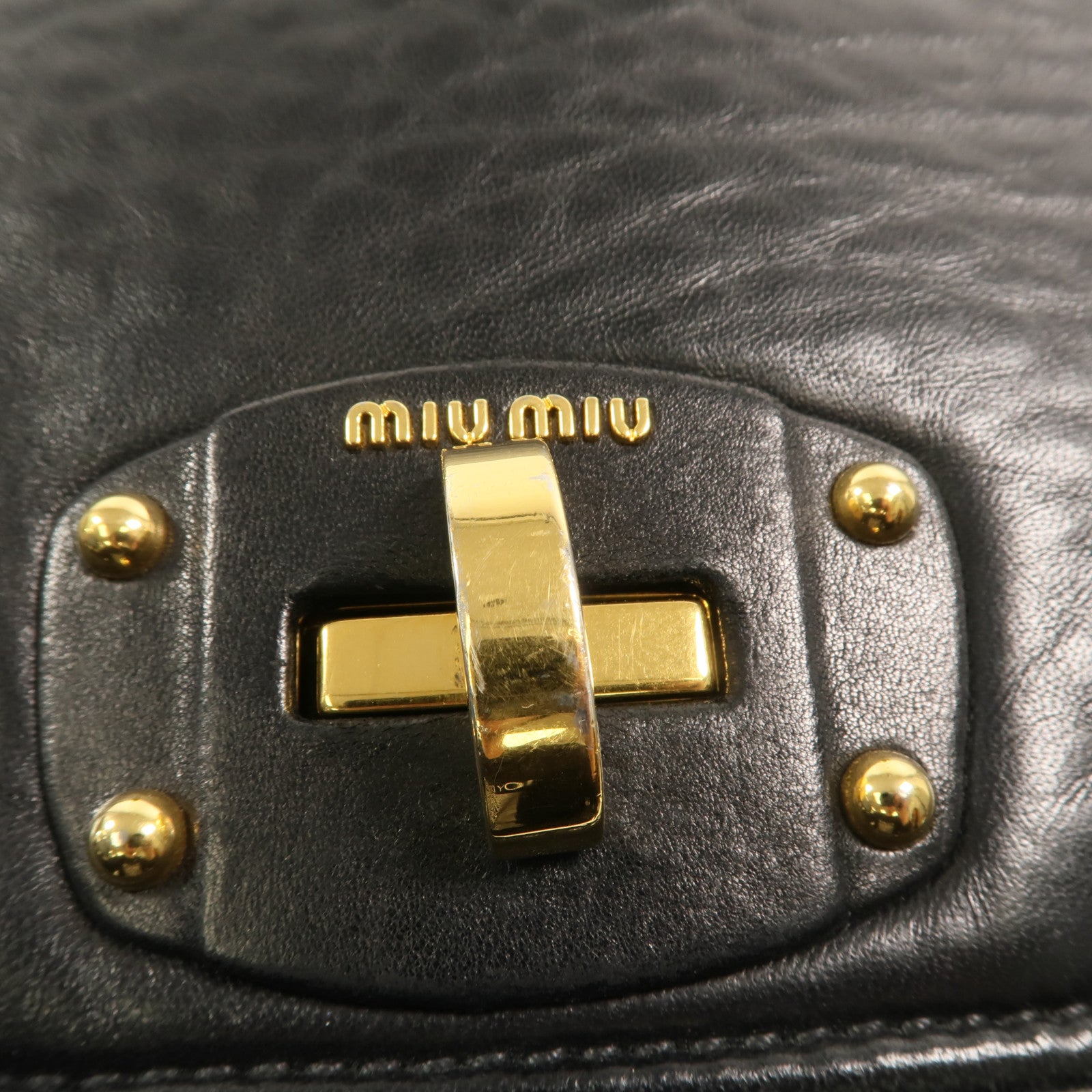 Miu Miu 牛皮皮革Shoulder Bag手挽肩背兩用袋