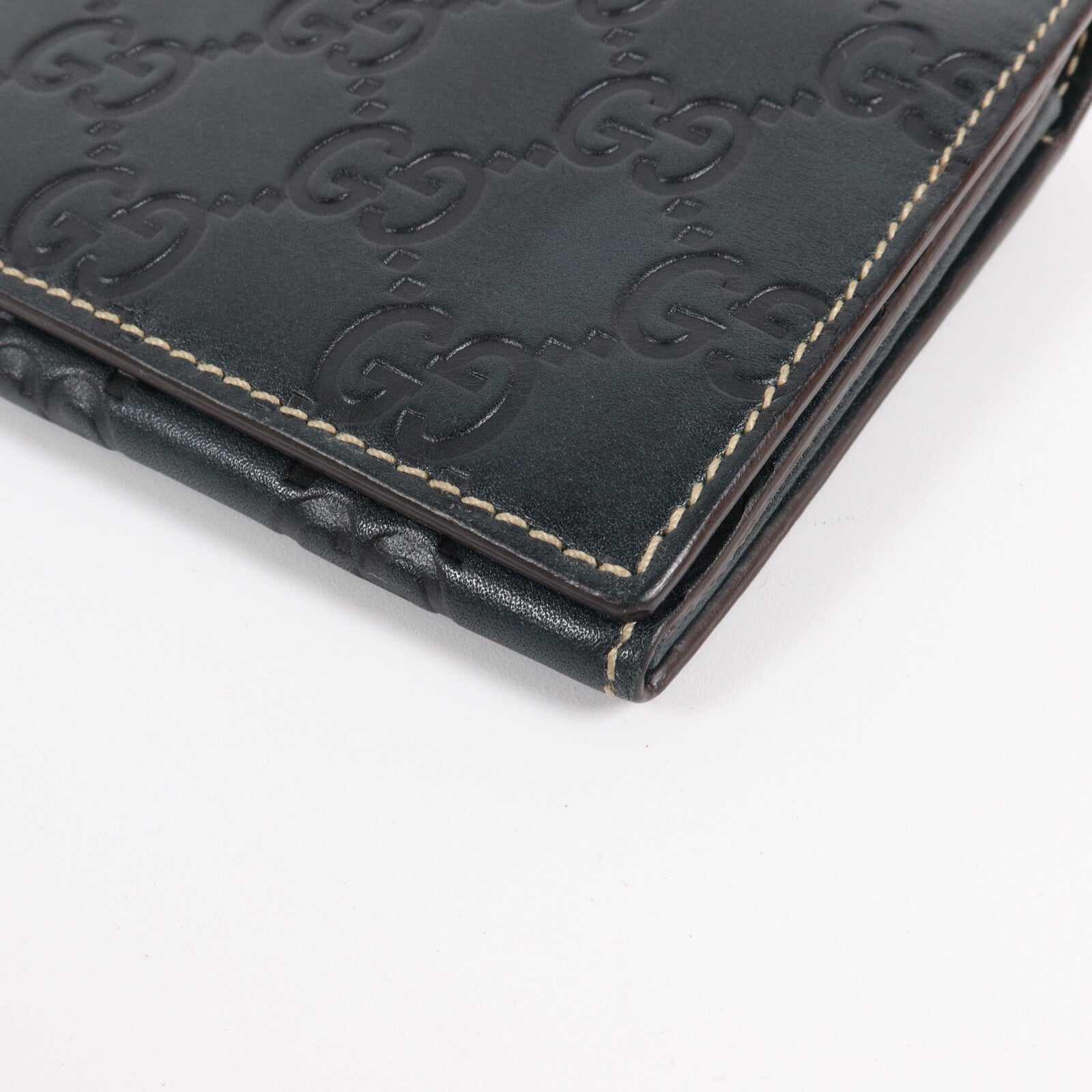 GUCCI 牛皮皮革Guccissima Long Wallet長錢包