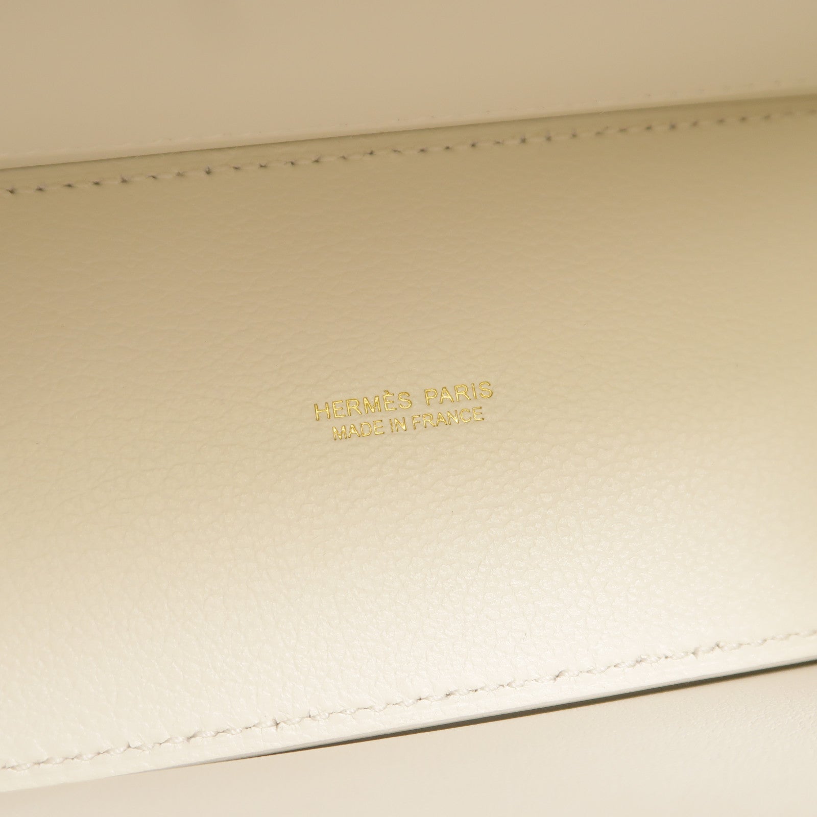 HERMES Evercolor皮革Kelly Danse II肩背袋Blanc