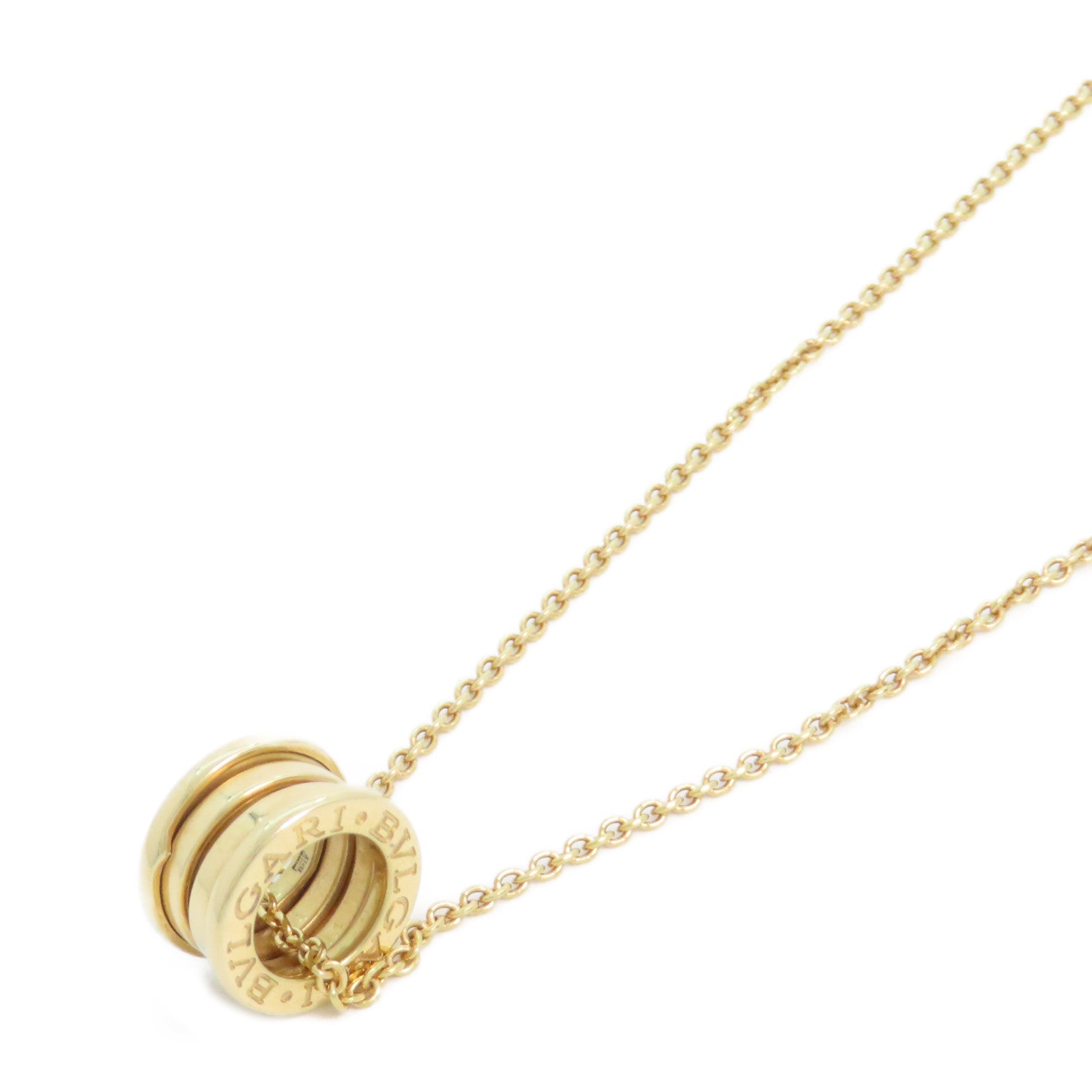 BVLGARI 18K黃金B-zero1 Necklace金扣項鏈
