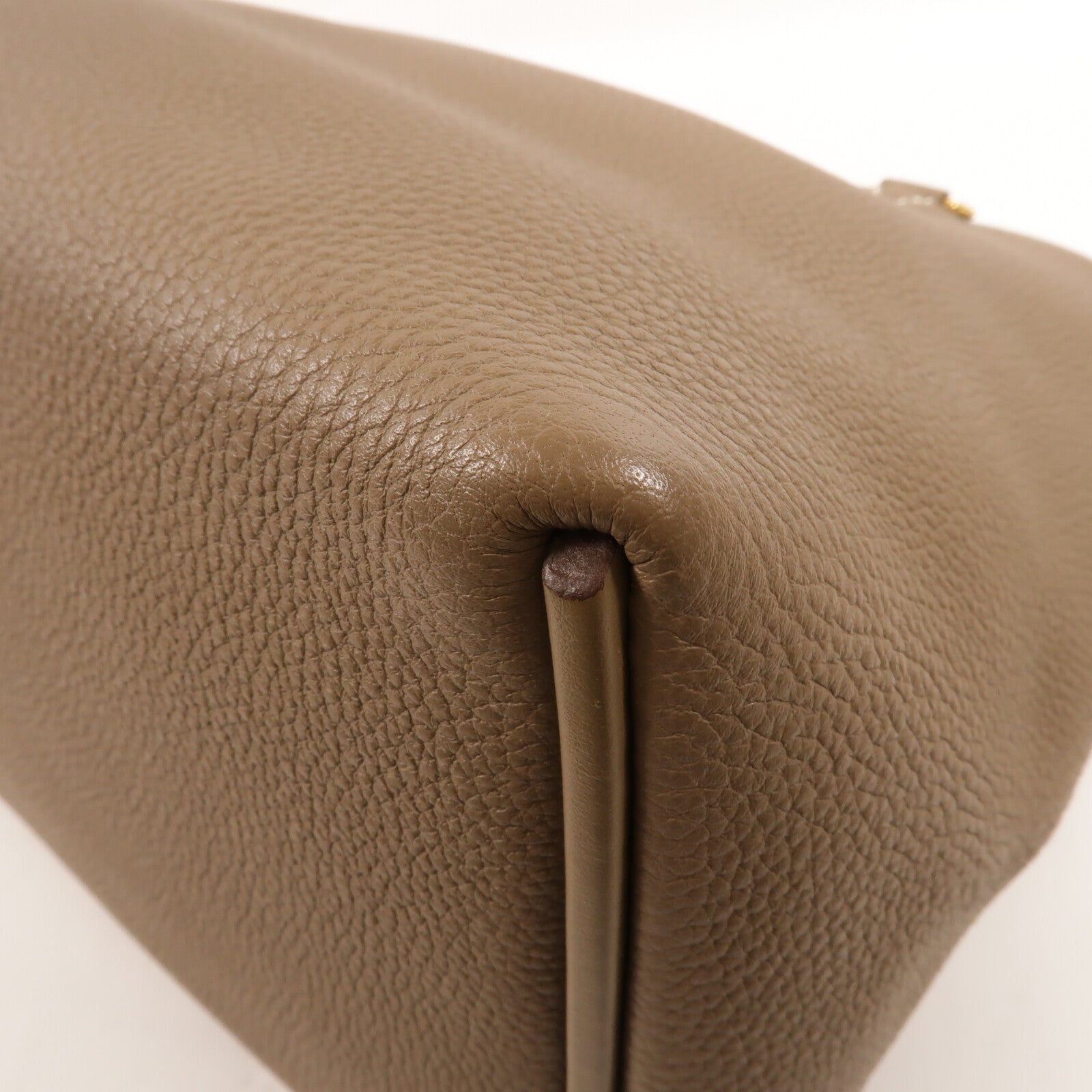 HERMES Clemence皮革24/24 29cm手挽肩背兩用袋Etoupe