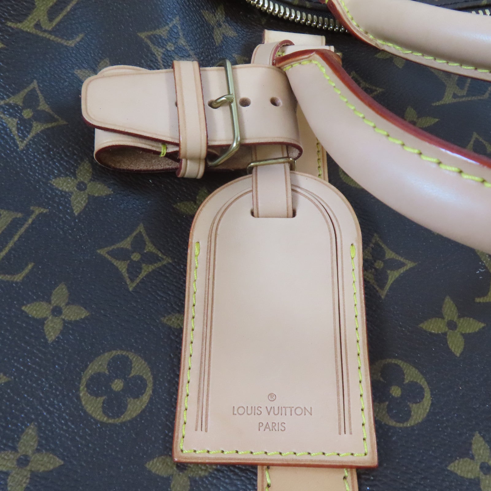 LOUIS VUITTON Monogram Keepall 55 Bamdoulie金扣手挽肩背兩用袋啡色