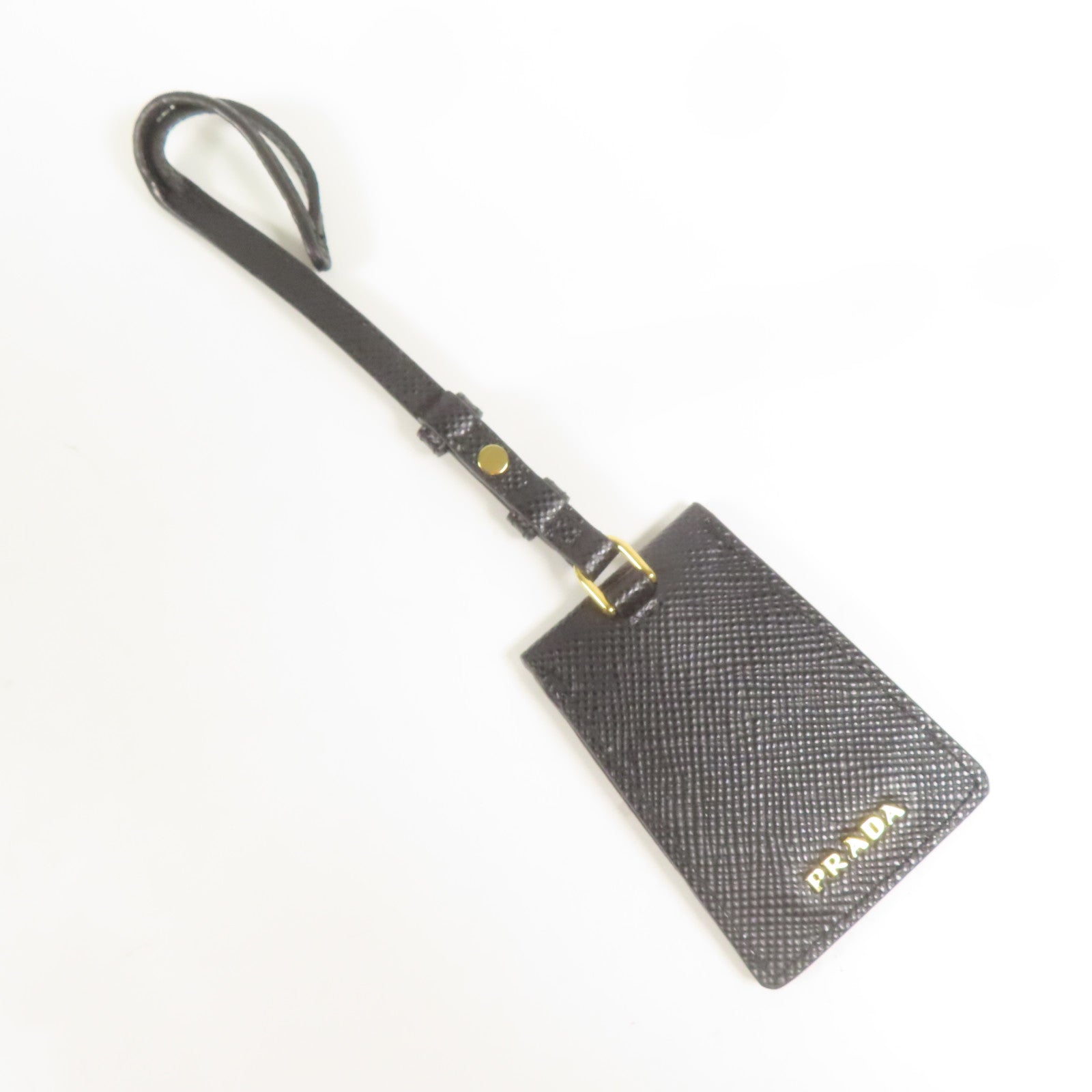 PRADA Saffiano皮革Panier金扣手挽肩背兩用袋