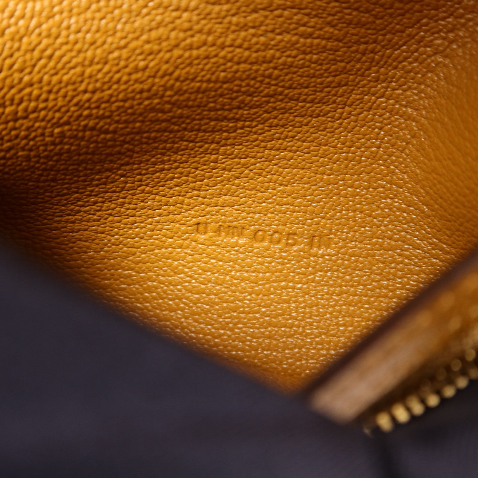 HERMES Chevre皮革Bearn Wallet金扣錢包Sesame