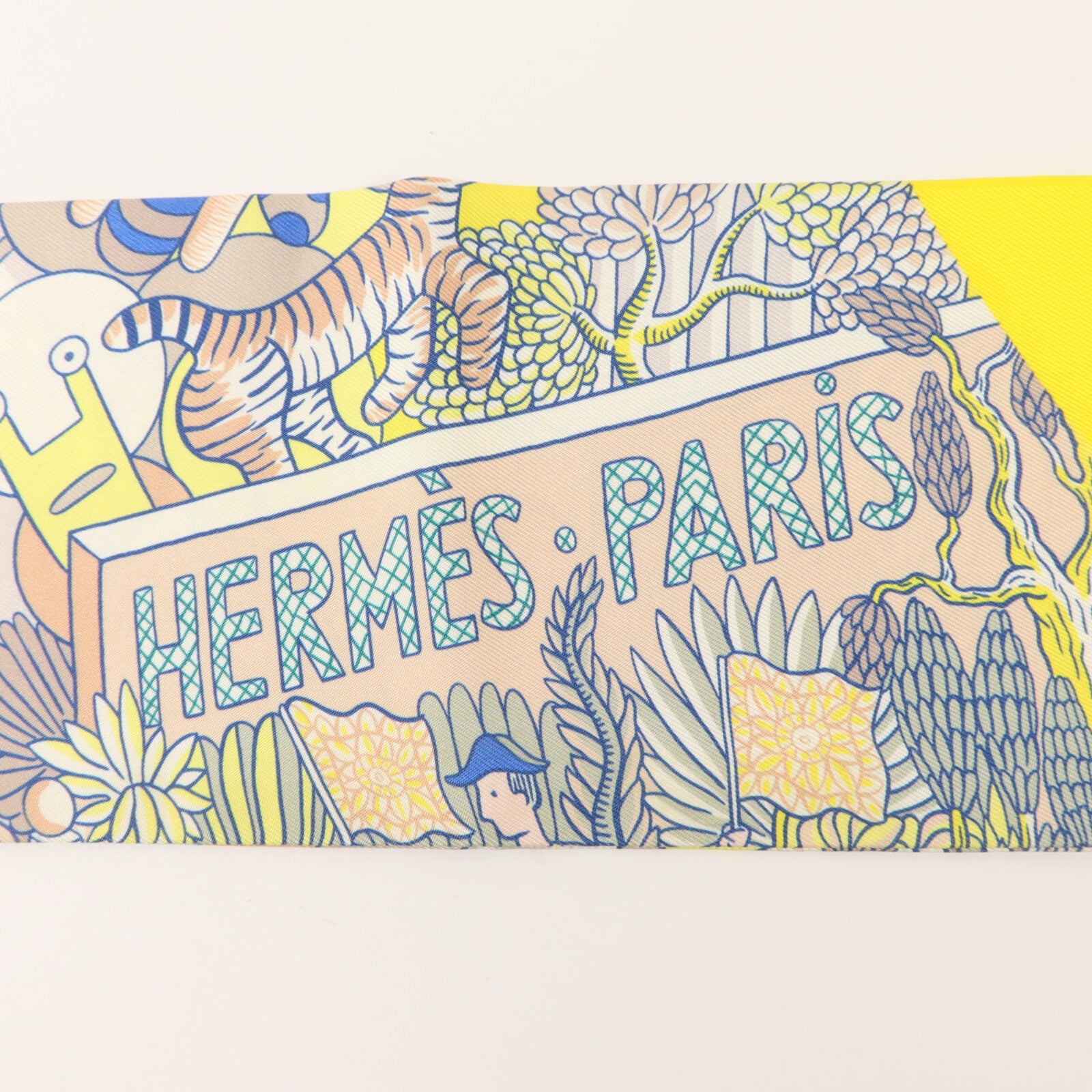 HERMES 絲質Maxi Twilly絲巾
