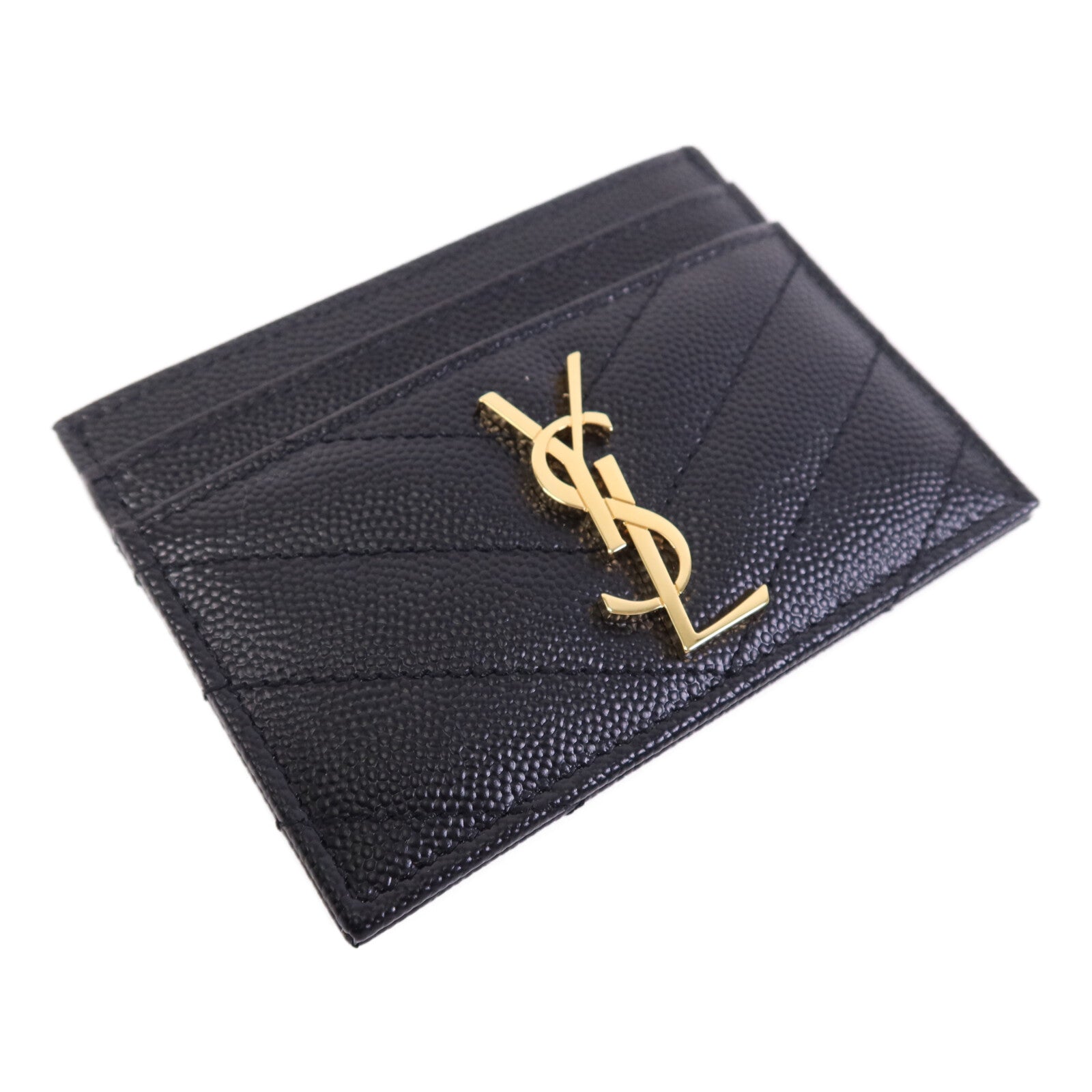 YVES SAINT LAURENT 牛皮皮革Card Case卡片套