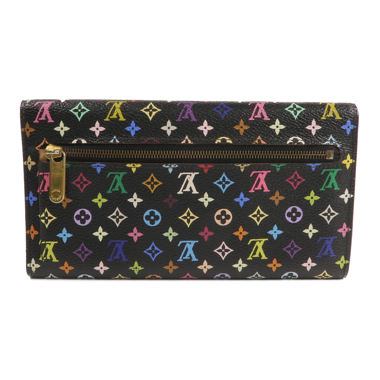 LOUIS VUITTON Monogram Multicolore Portefeuille Eugenie Wallet金扣長錢包