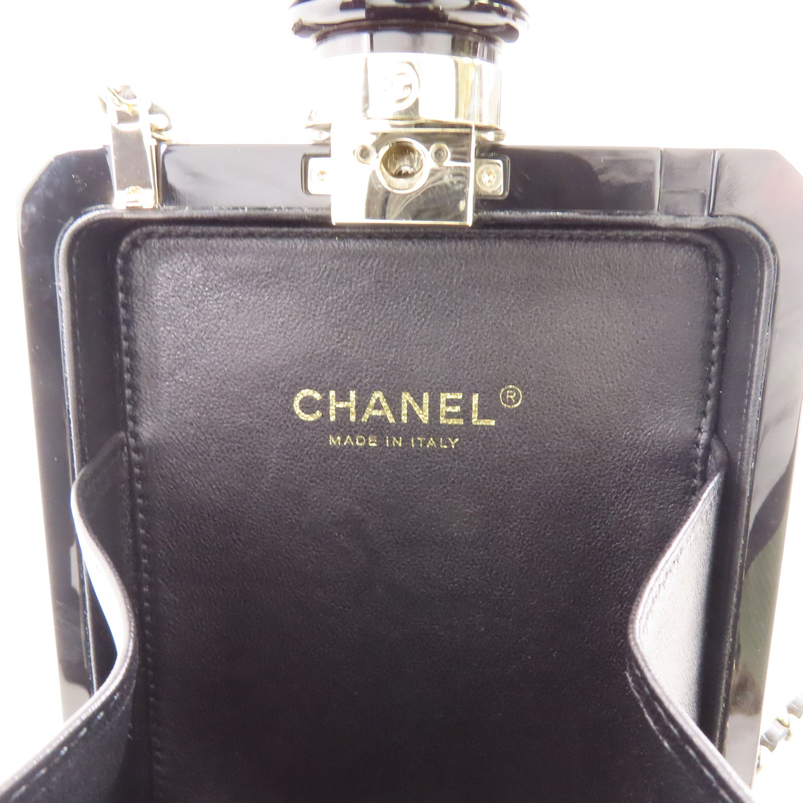 CHANEL 【激減優惠】Acrylic Chain Shoulder金扣鏈帶肩背袋