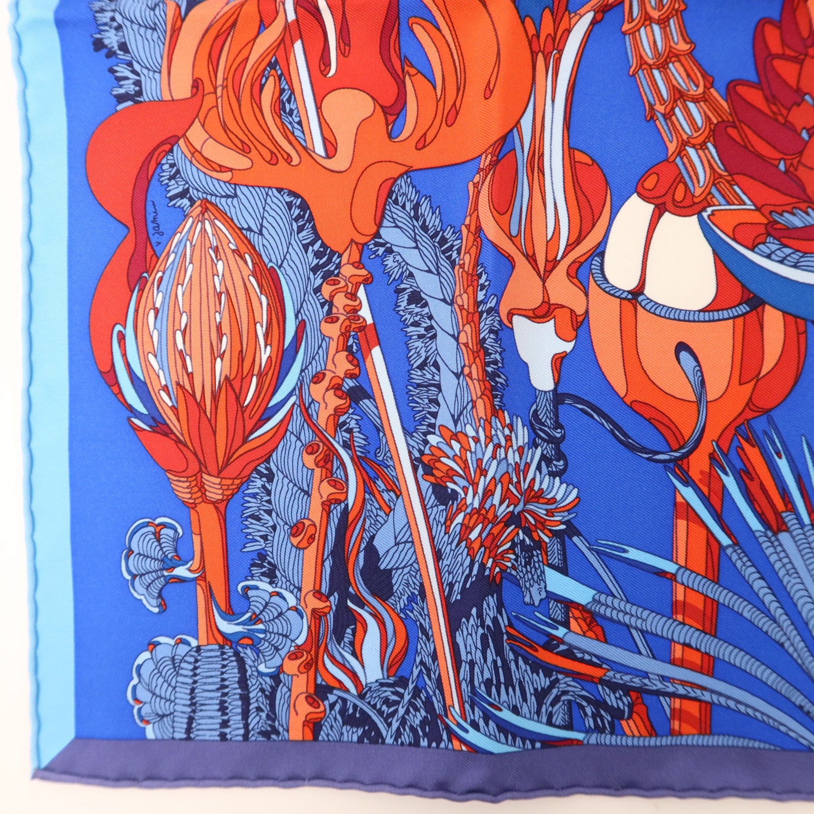 HERMES 絲質Scarf 45x45絲巾