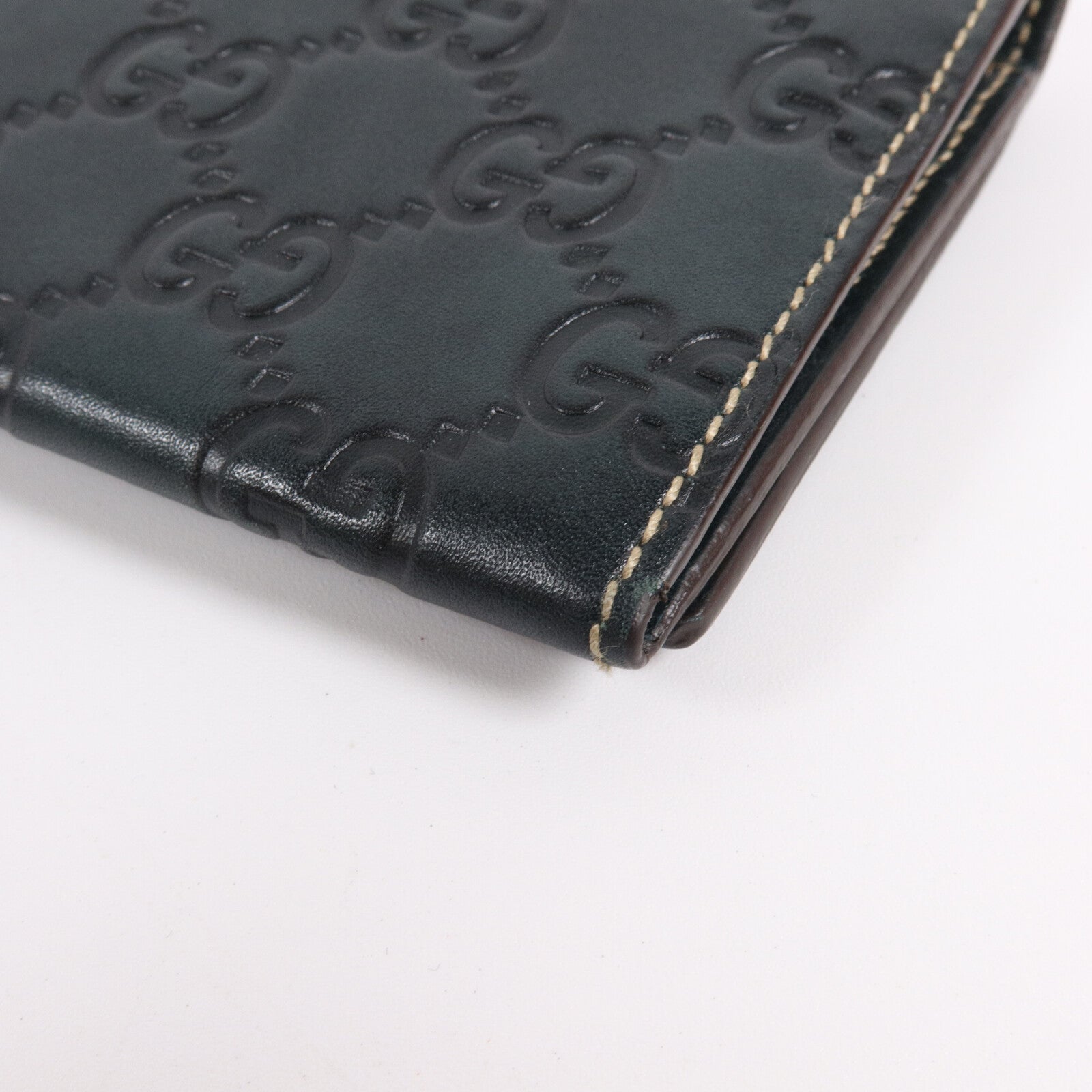 GUCCI 牛皮皮革Guccissima Long Wallet長錢包