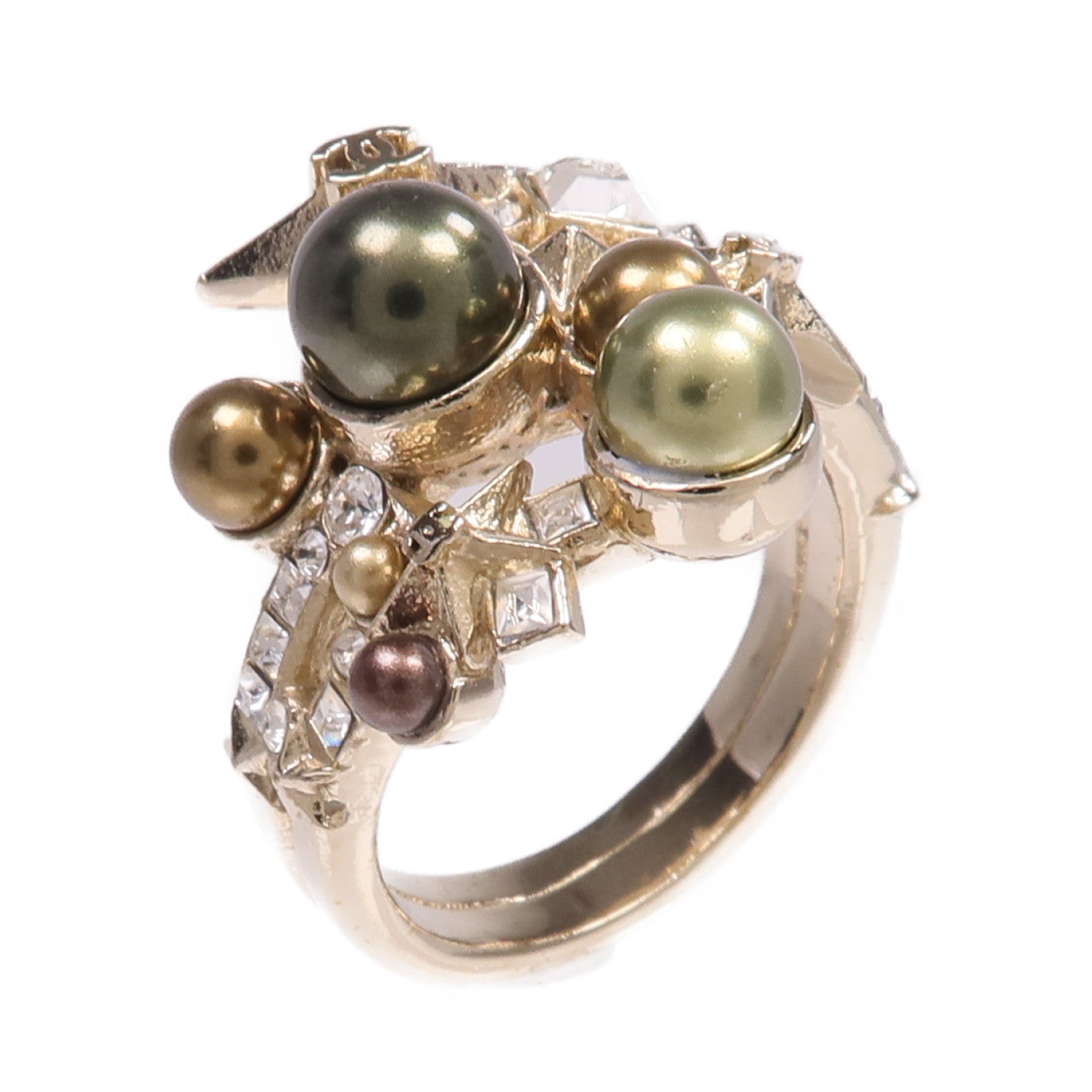CHANEL 金屬Ring戒指US#6.5