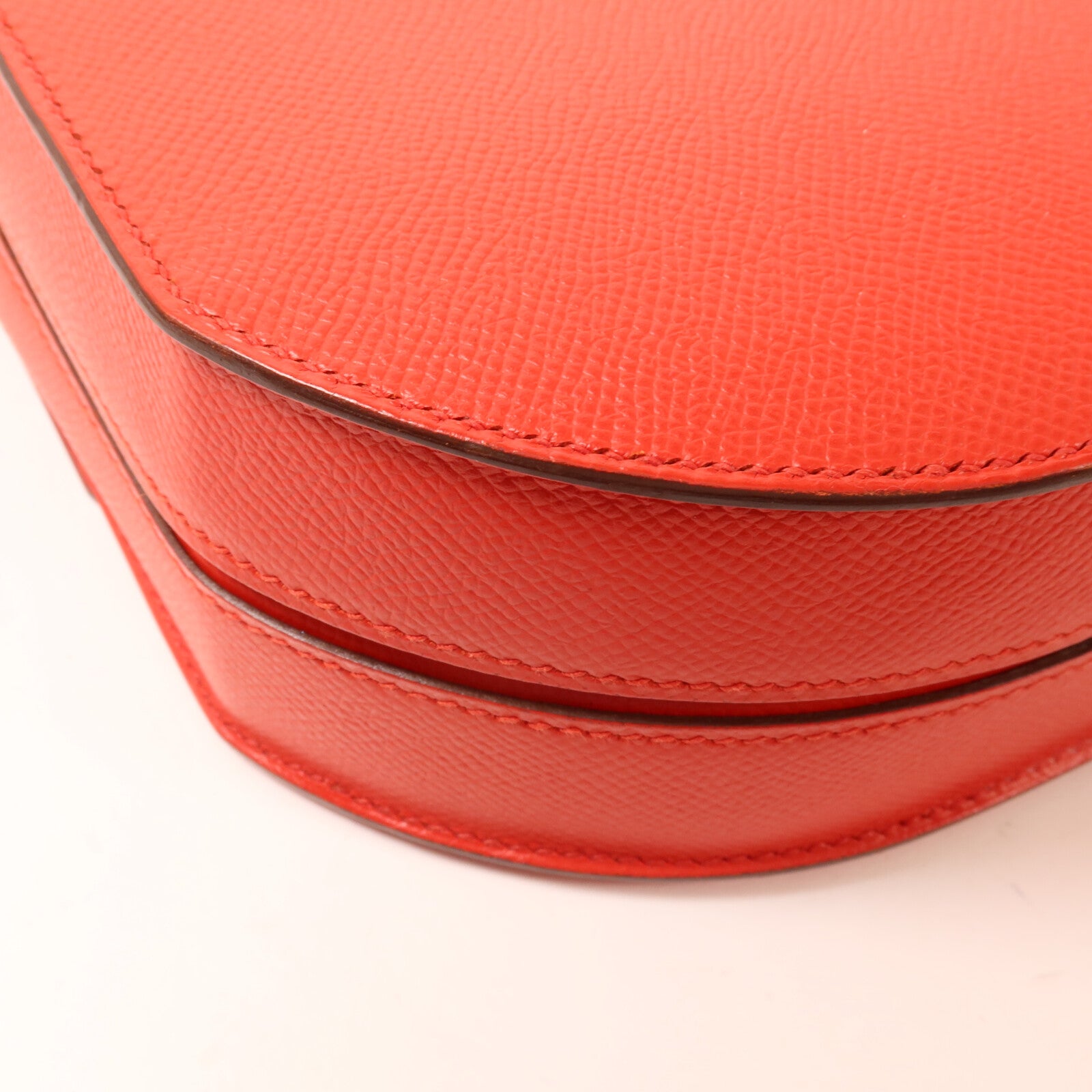 HERMES Epsom皮革Mosaique AU 24 Bag肩背袋Rouge Casaque