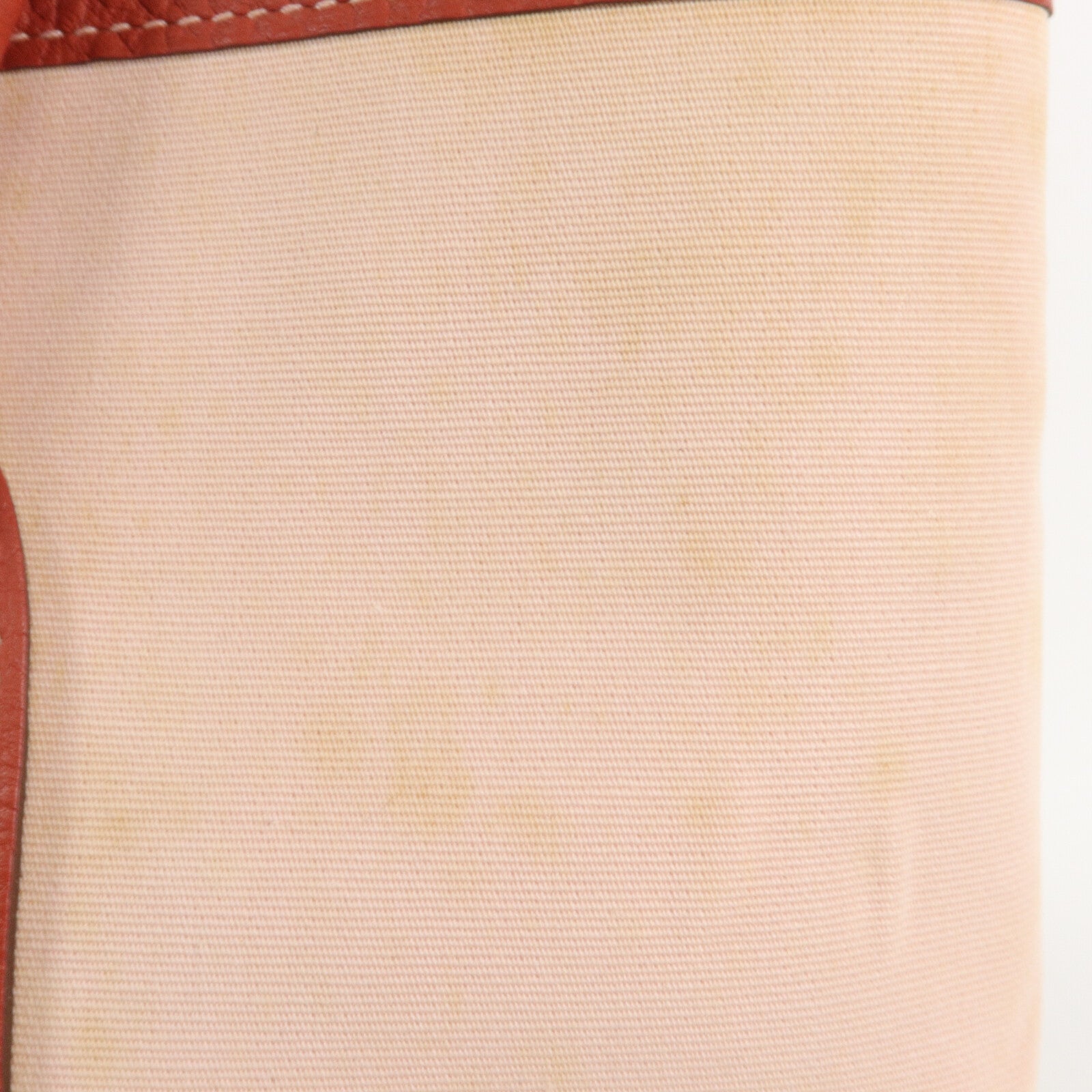 HERMES Toile/Negonda皮革Garden Party PM手挽袋Rose Sakura/Rouge Duchesse
